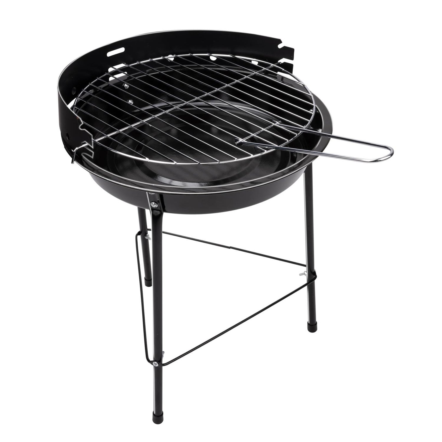 ALPINA - Barbecue a Carbone Tondo in Metallo diametro 33 cm