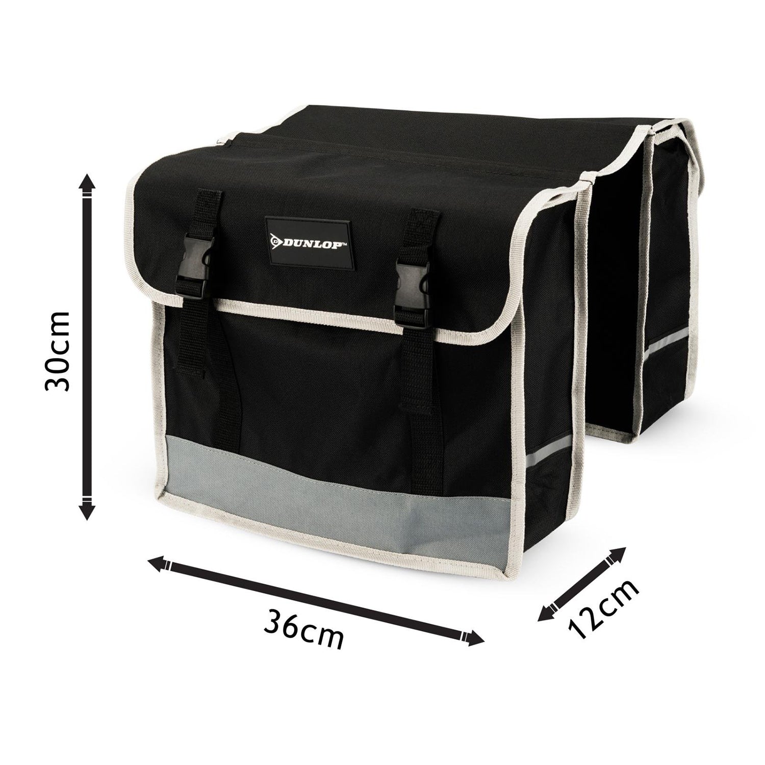 DUNLOP - Borsa Bici Posteriore 31 Litri - h30x37x14 cm