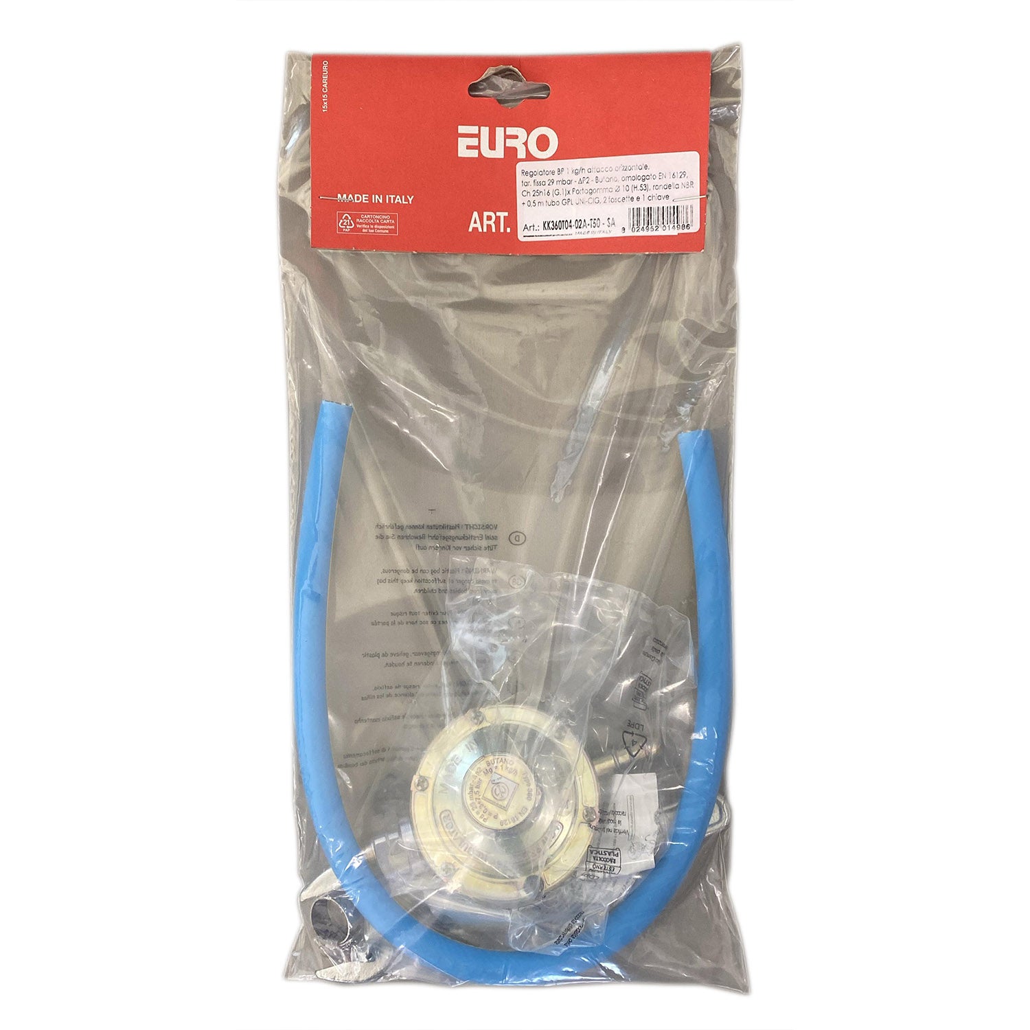 GNALI BOCIA - Kit Regolatore Gas Universale con chiave