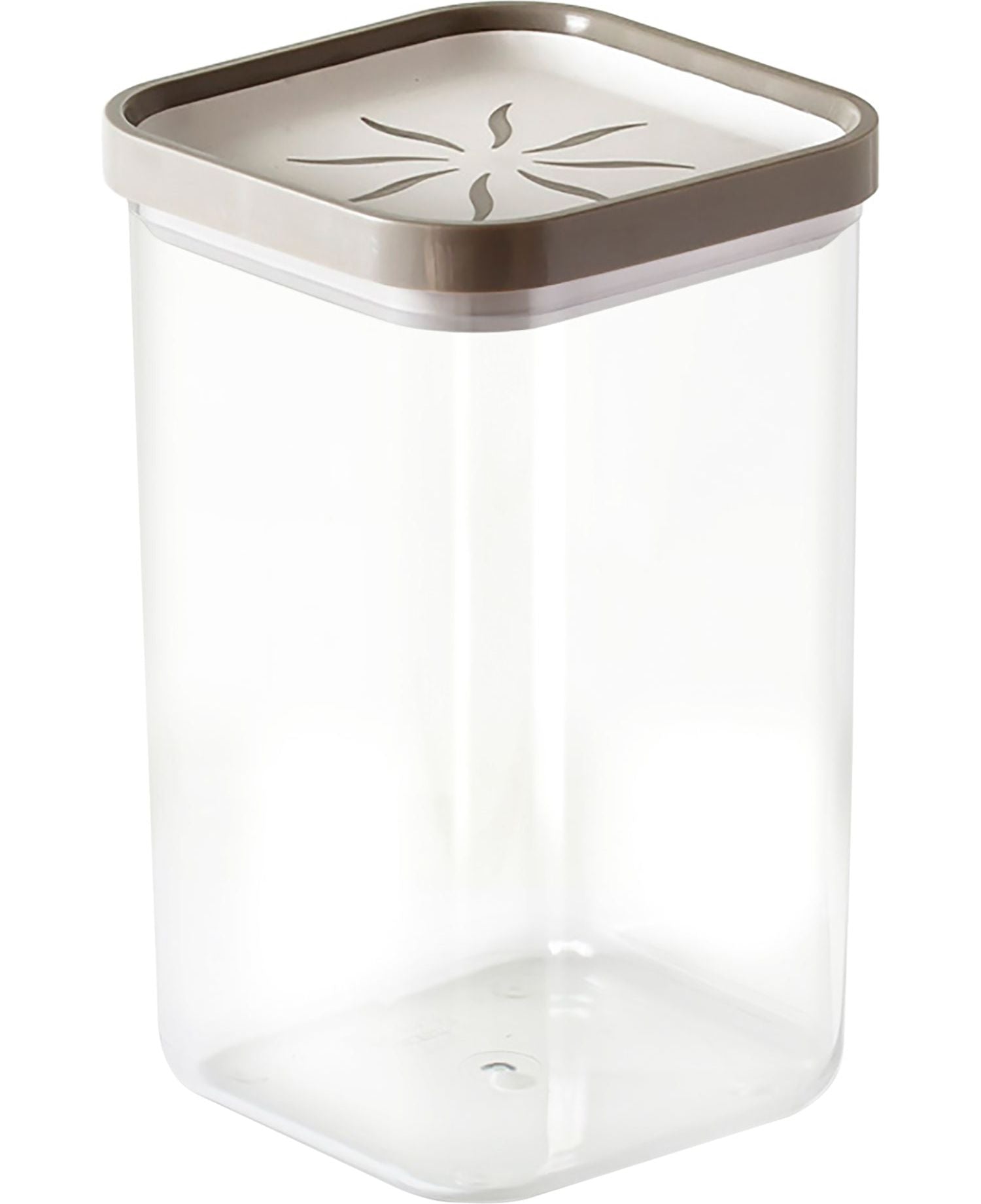 ABERT - Barattolo multiuso tortora Linea Color Style - h18x11x11 cm