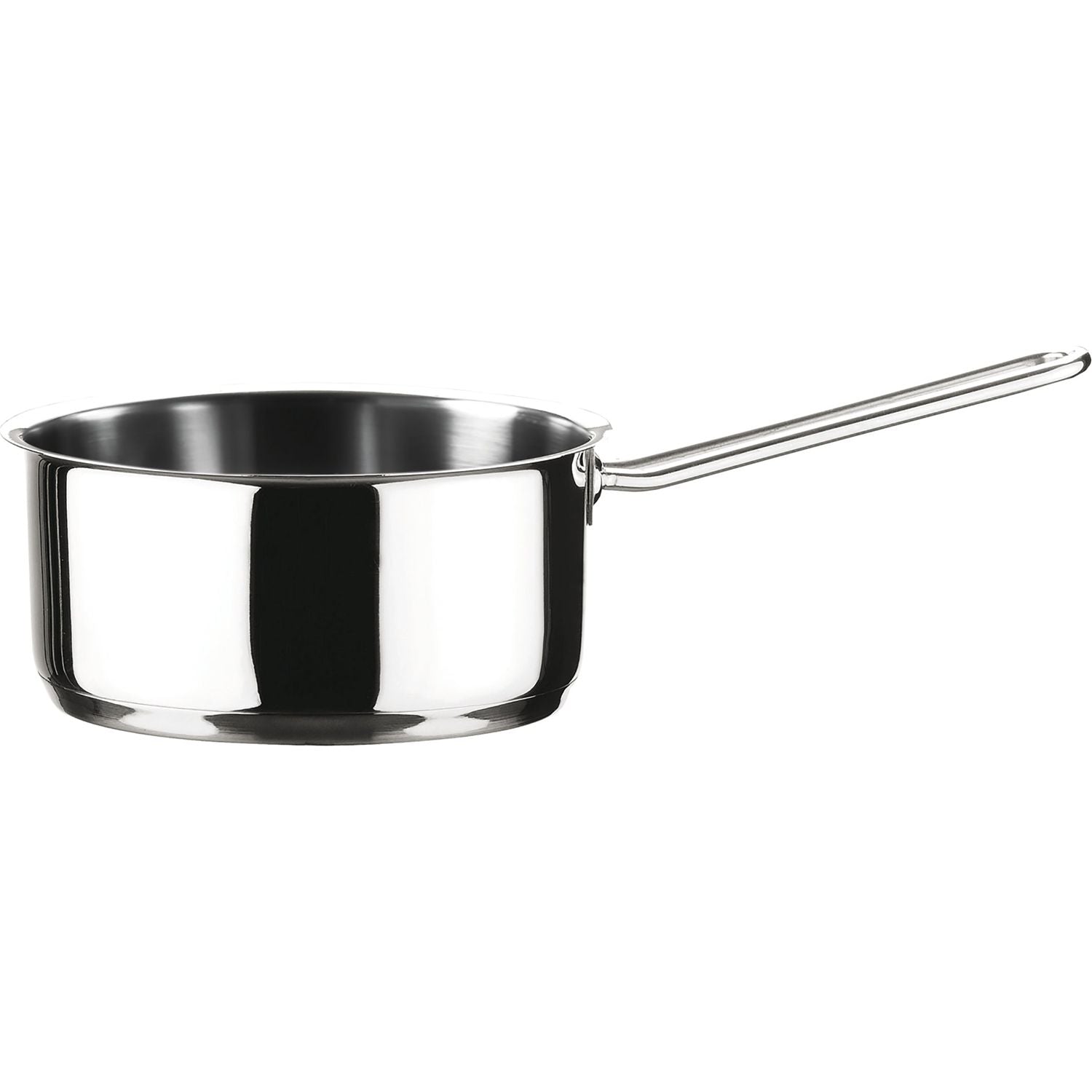 ABERT - Casseruola 1 manico in acciaio inox 18/10 Linea Daily Plus - h7 cm diametro 14 cm