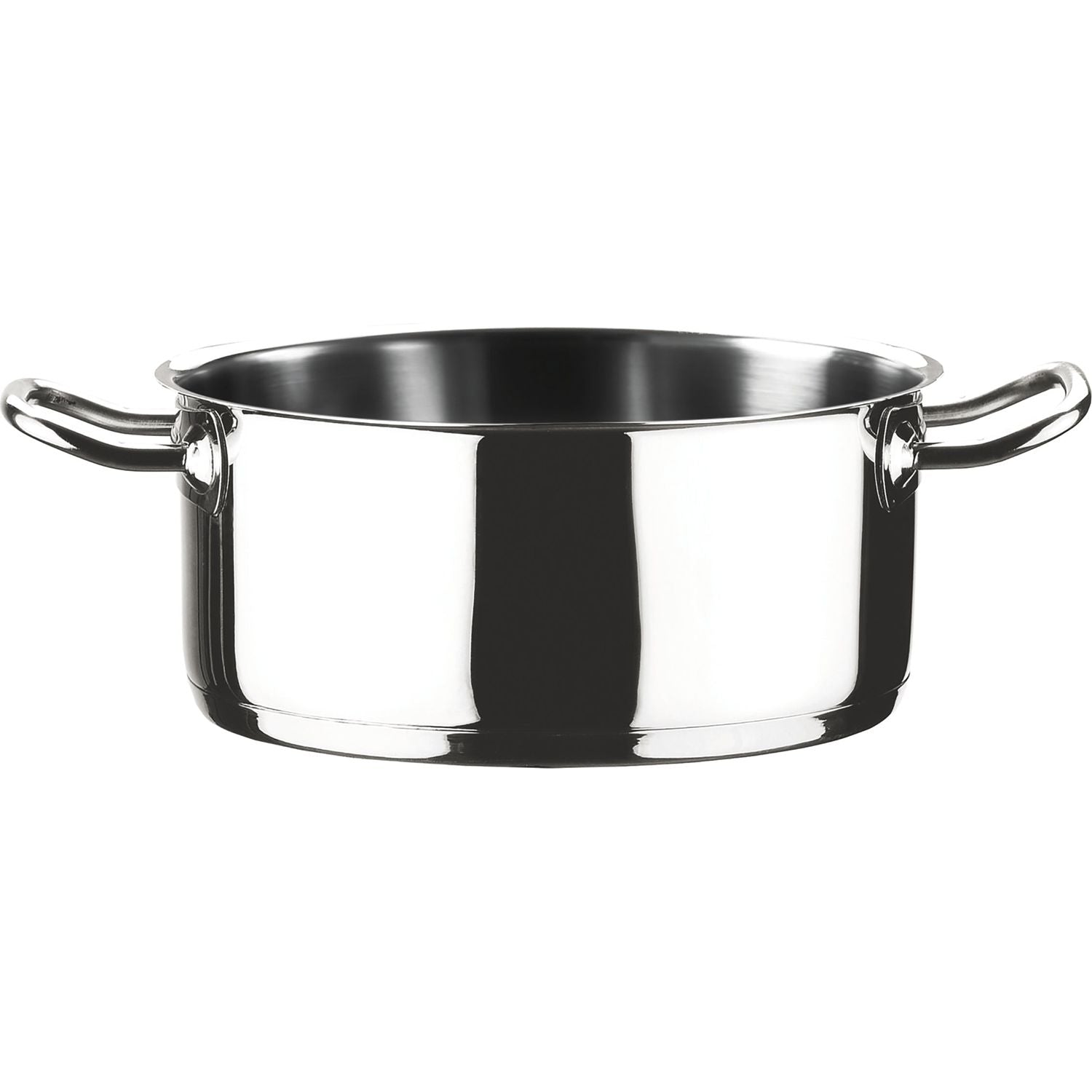 ABERT - Casseruola in acciaio inox 18/10 Linea Daily Plus - h12 cm diametro 24 cm