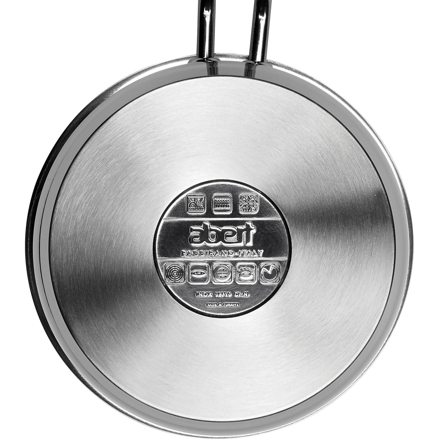 SANQIAHOME Casseruola Bassa In Acciaio Inox 18/8 Con Coperchio – 24 Cm, 4.3L, Fondo 3 Strati, Scala Interna, Adatta A Induzione, Confezione Regalo