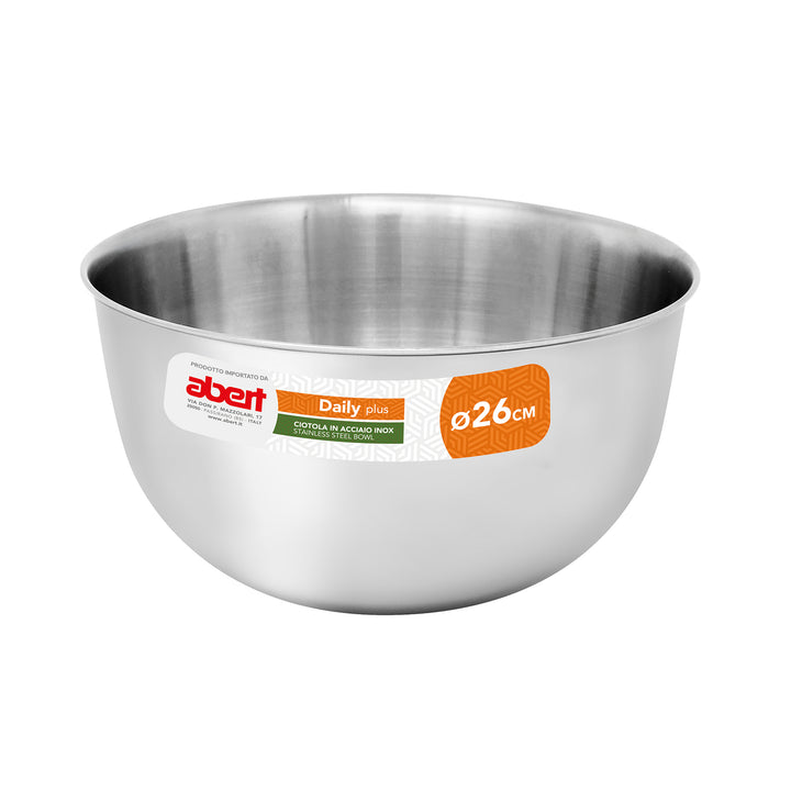 ABERT - Ciotola in Acciaio Inox Linea Daily Plus diametro 26 cm