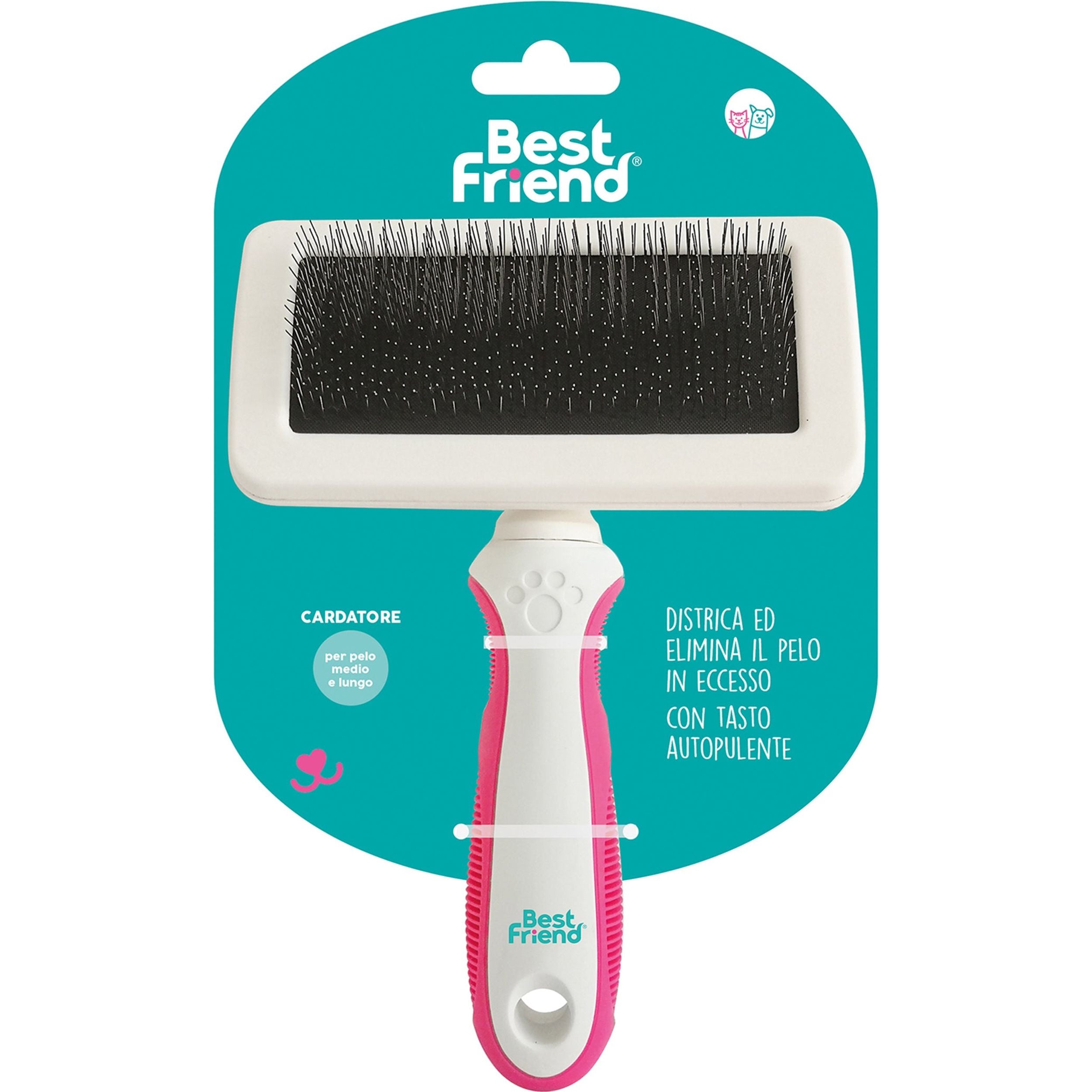 BEST FRIEND - Cardatore Grande 18x12 cm