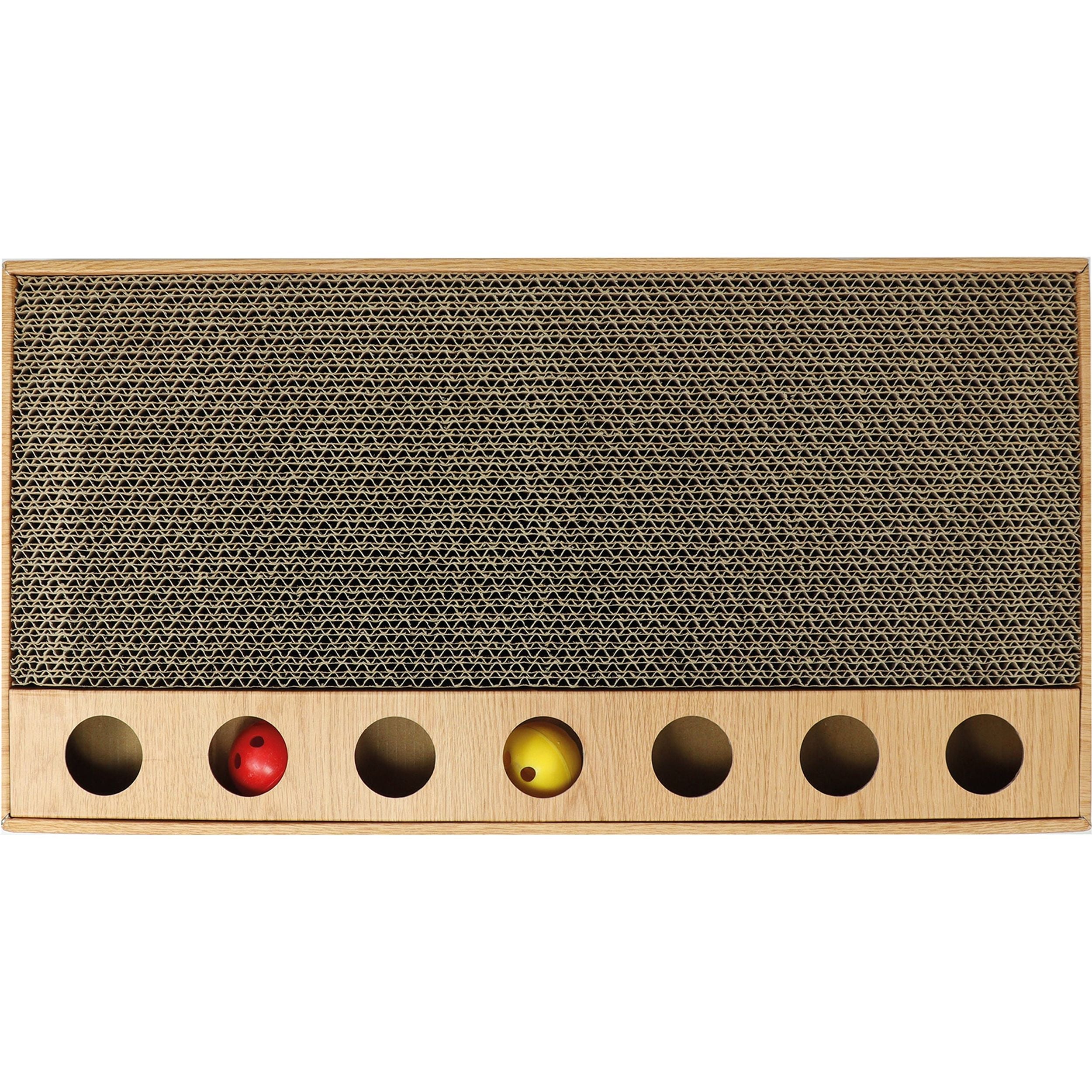 BEST FRIEND - Tiragraffi rettangolare in cartone con palline - h5x48x25 cm