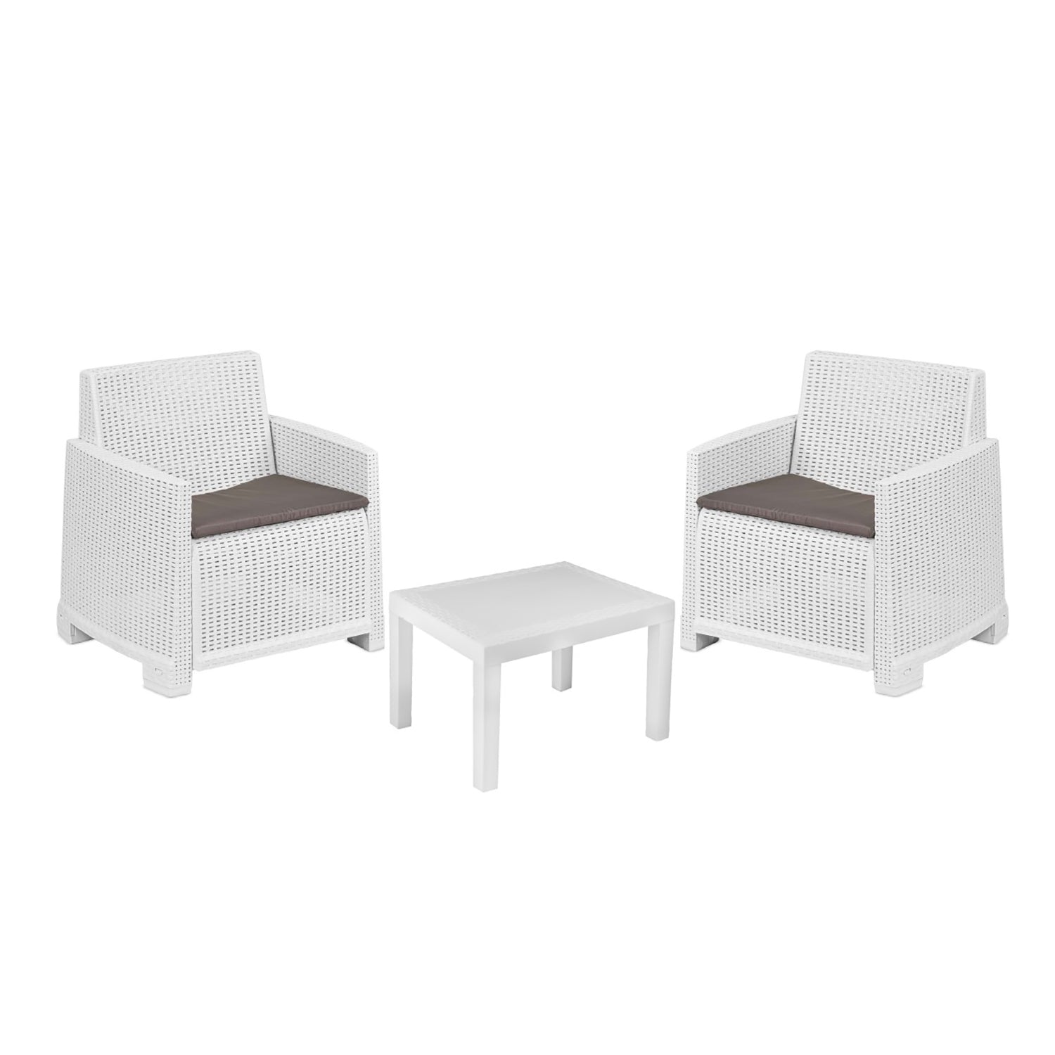 PROGARDEN - Set da giardino Orta Bianco Linea Elegance