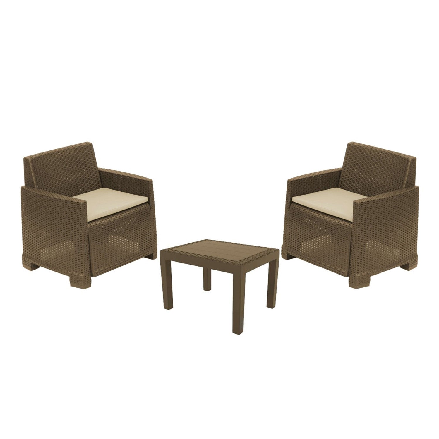 PROGARDEN - Set da giardino Orta Marrone Linea Elegance