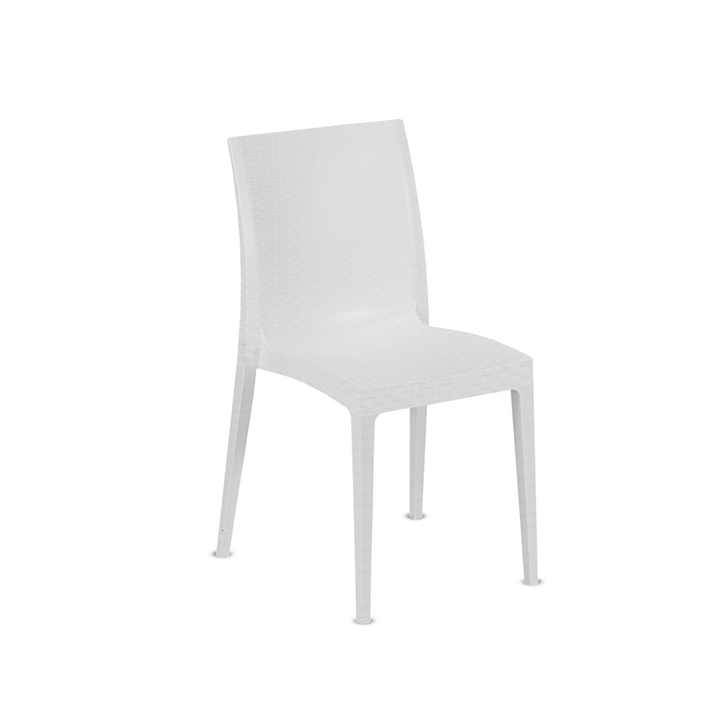 PROGARDEN - Sedia da giardino Madam Bianca Linea Contract - h81x48x42 cm