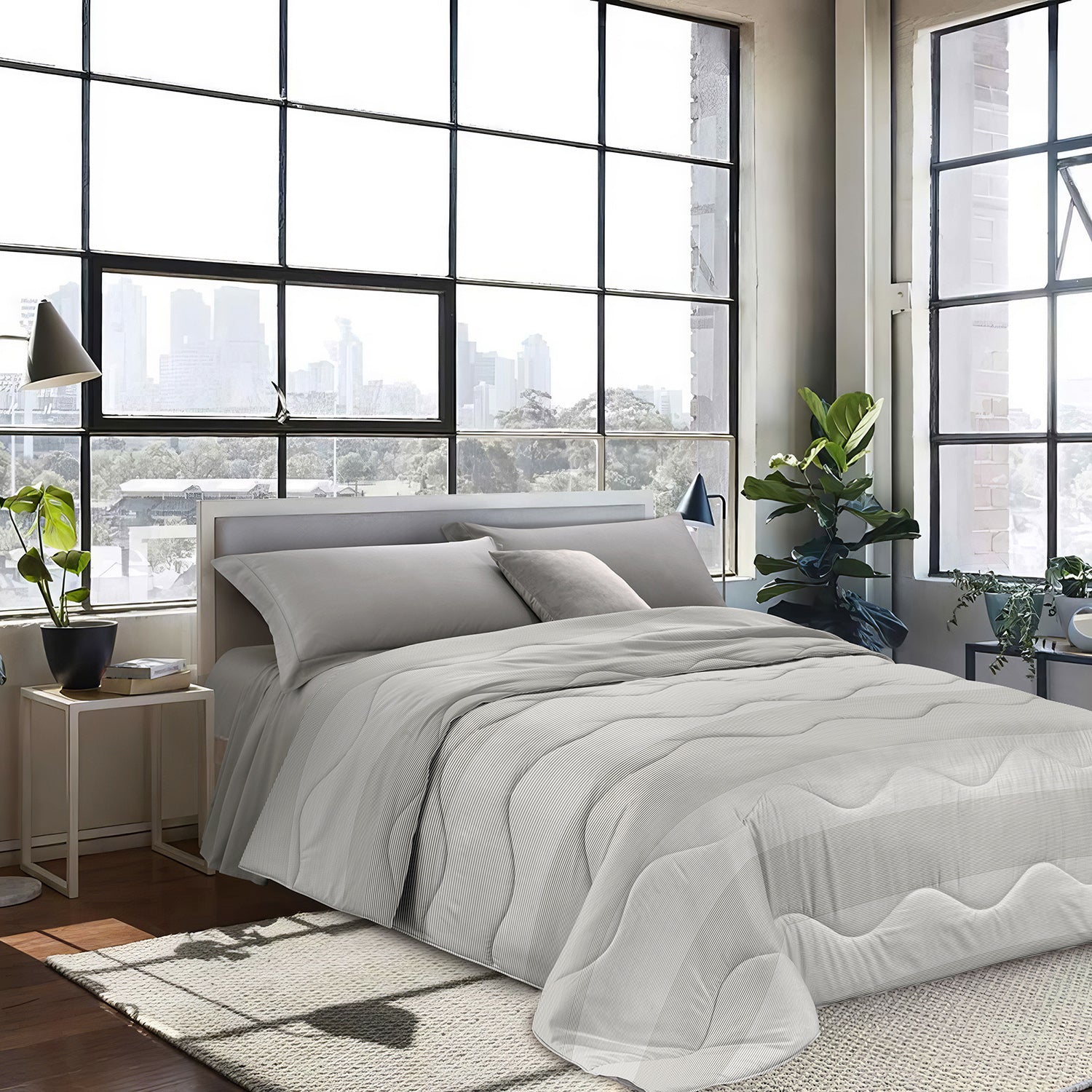 FRATELLI ZAMBETTI - Trapunta Matrimoniale Lavinia Stampata Microfibra Disegno 39 260x260 cm