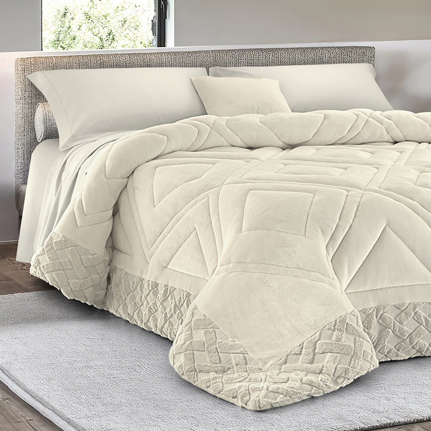 FRATELLI ZAMBETTI - Trapunta Letto Singolo Virginia Stampata Microfibra Disegno 9 160x250 cm