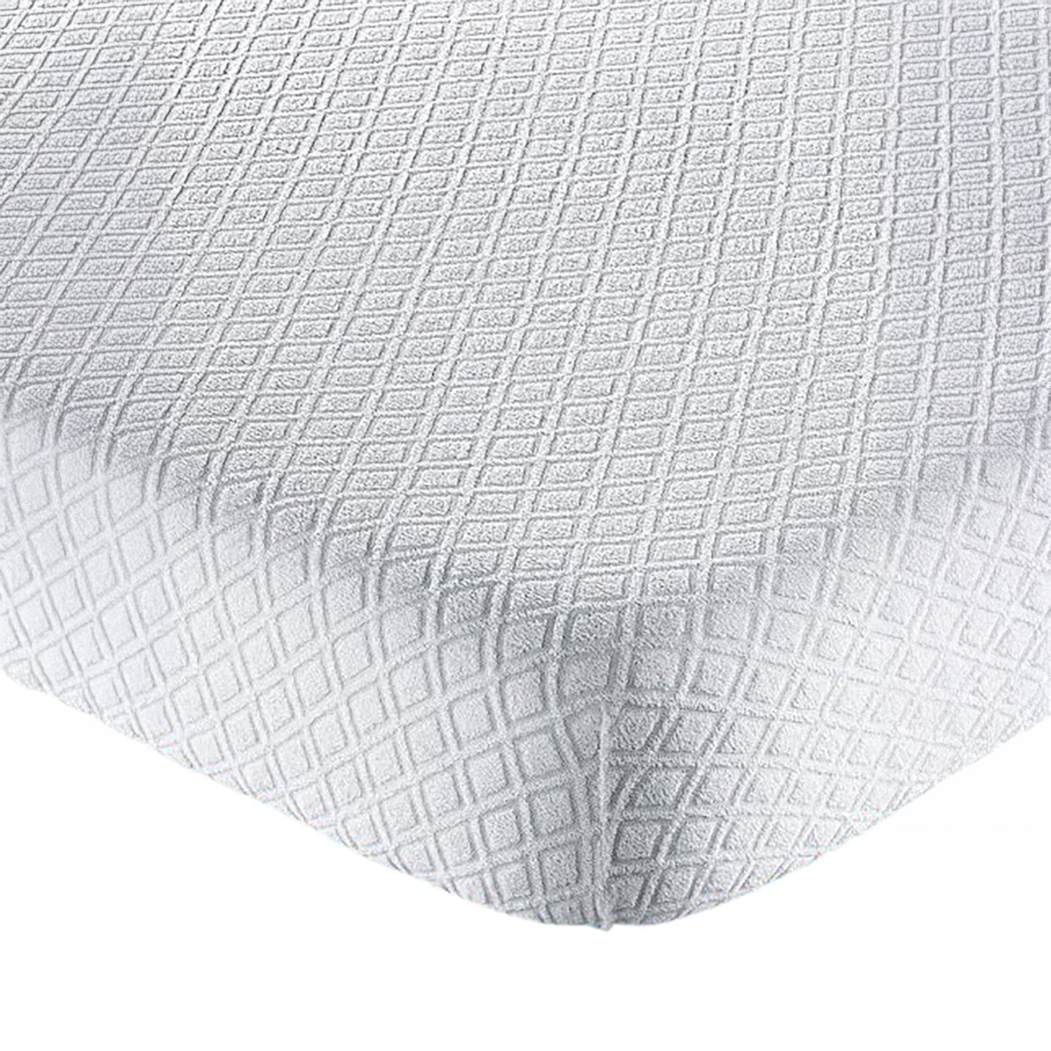 FRATELLI ZAMBETTI - Coprimaterasso Jacquard una Piazza e mezza con Angoli Maxi - 130x200+30 cm