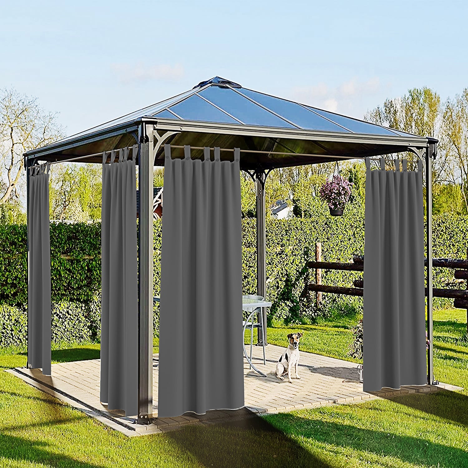FRATELLI ZAMBETTI - Tenda Gazebo Springfield Antracite Linea Lovely Home h270x160 cm