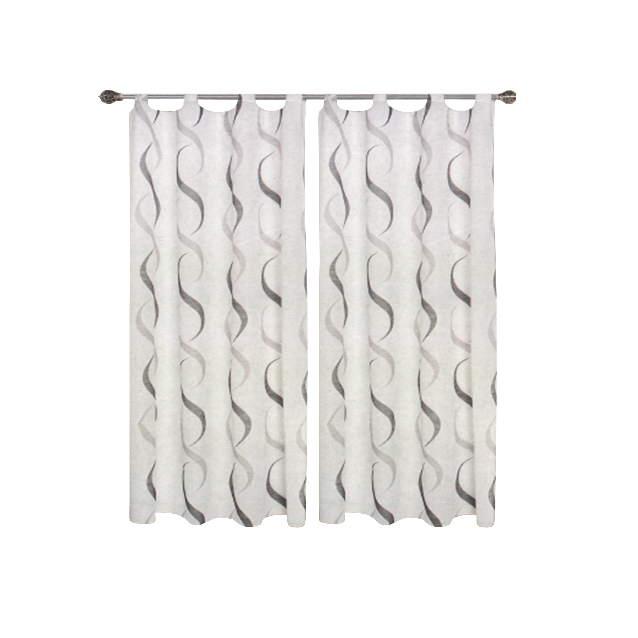 FRATELLI ZAMBETTI - Tenda Debby Loop Beige set 2 pezzi 70x150 cm