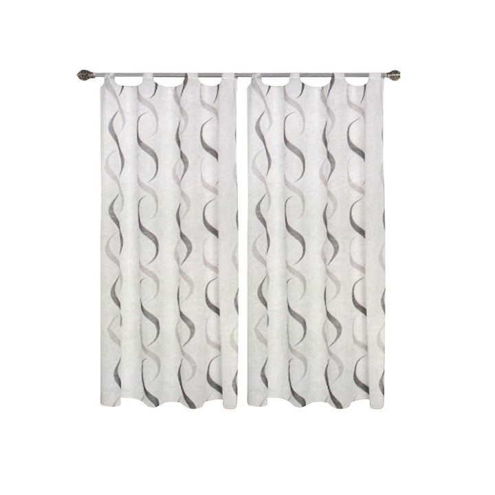 FRATELLI ZAMBETTI - Tenda Debby Loop Beige set 2 pezzi 70x150 cm