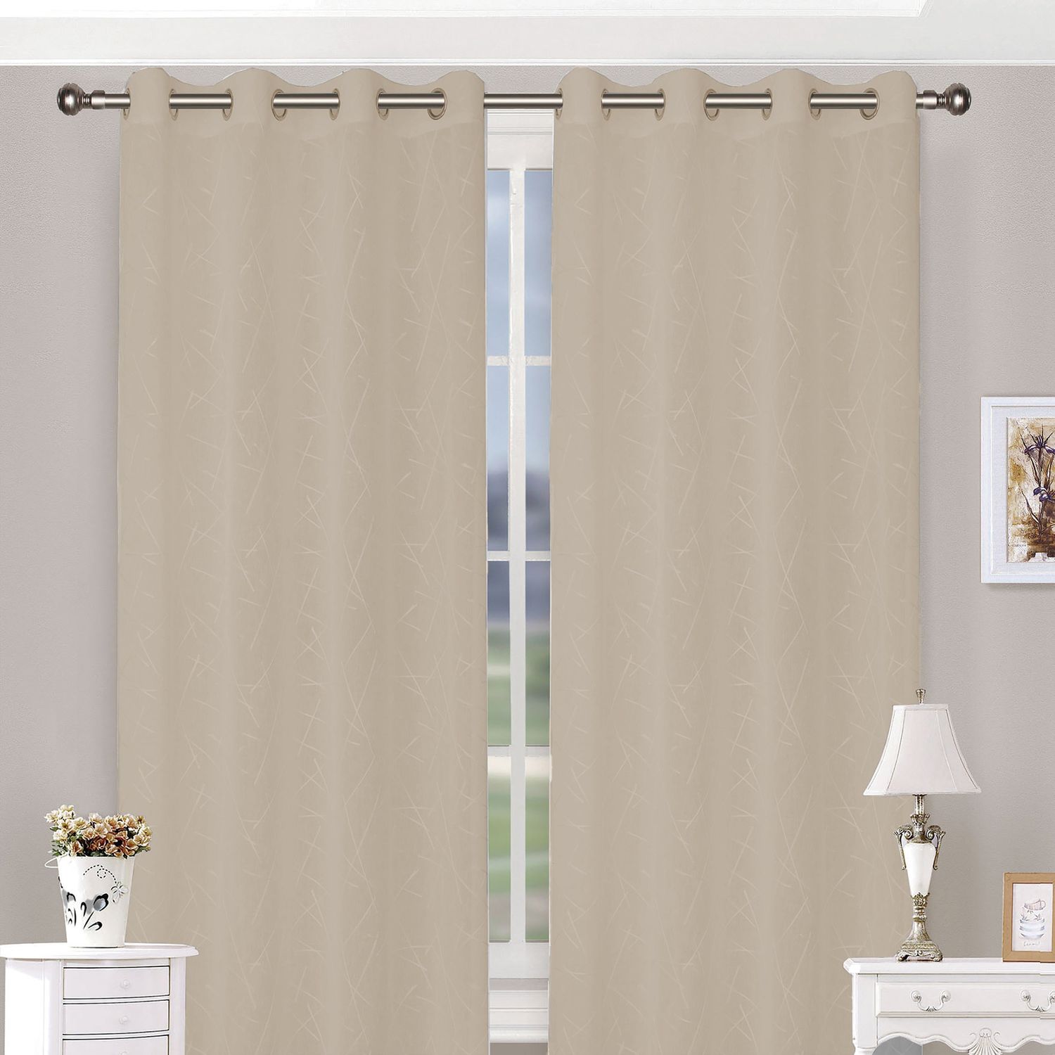 FRATELLI ZAMBETTI - Tenda Stick Tortora 140x290 cm