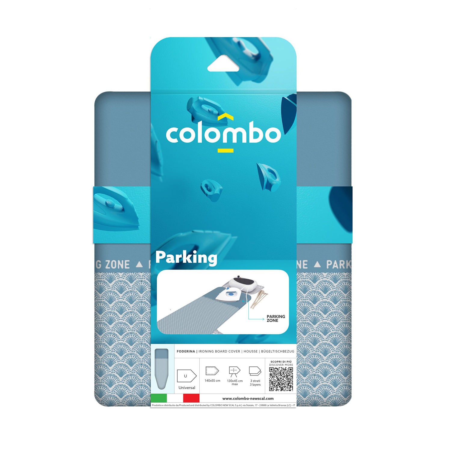 COLOMBO - Foderina Parking 140x55 cm - Cotone Biologico e Comfort Ottimale