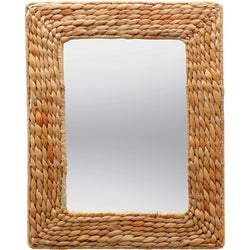 AD TREND - Specchio Rettangolare Cornice Giacinto d'acqua "Niri" 40x50 cm