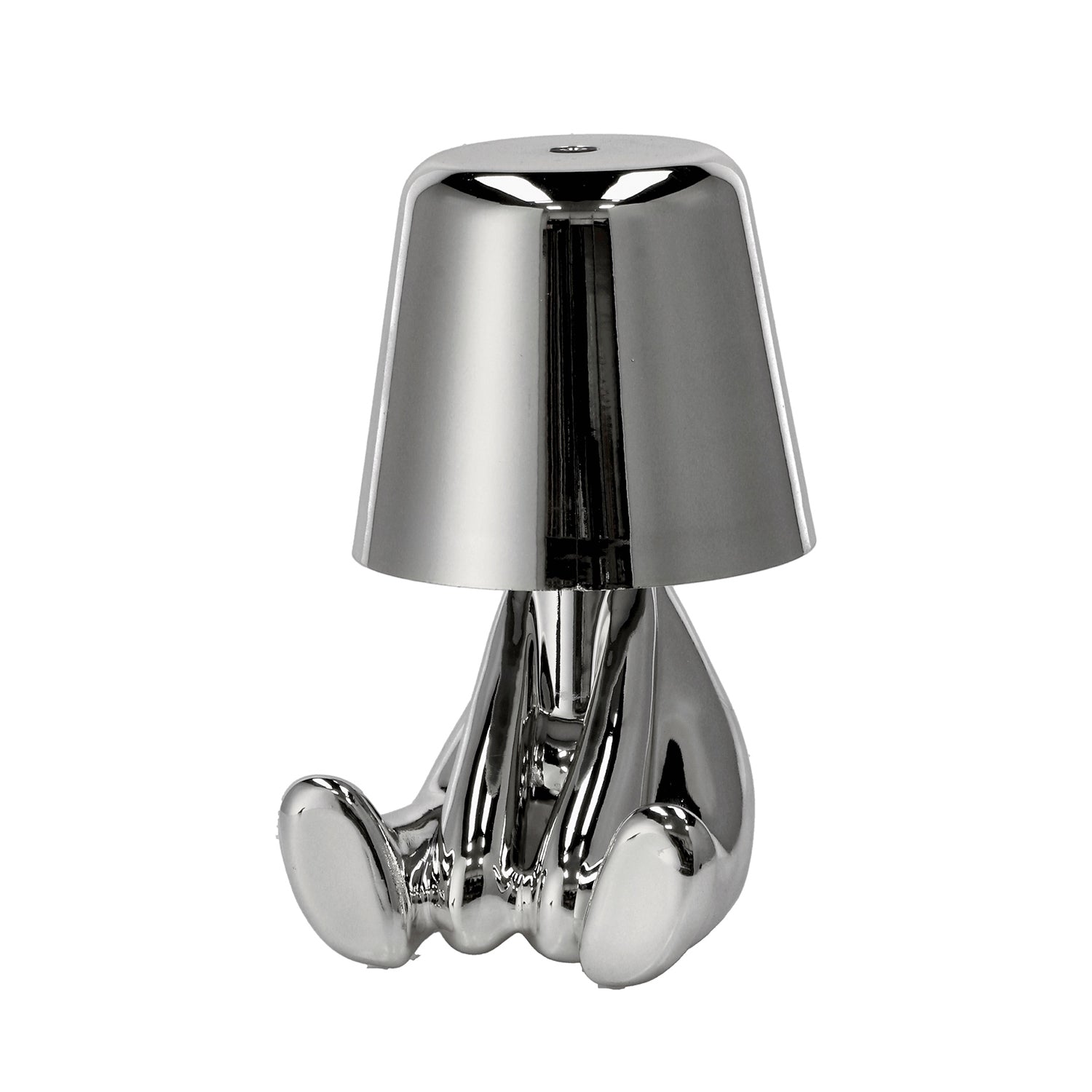 AD TREND - Lampada da Tavolo Touch Ricaricabile Eliad - h16 cm diametro 12,5 cm
