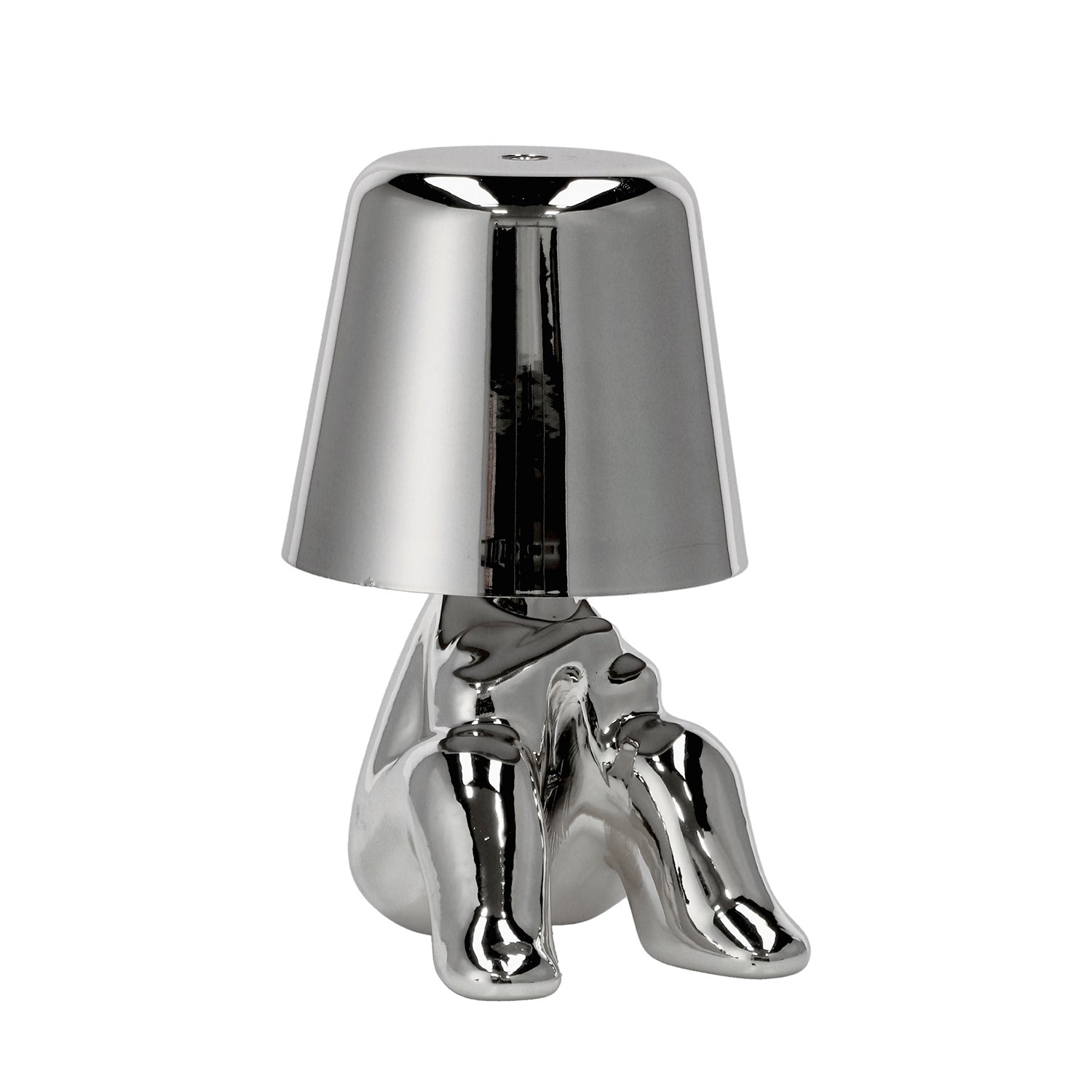 AD TREND - Lampada da Tavolo Touch Ricaricabile Eliad - h16 cm diametro 12,5 cm