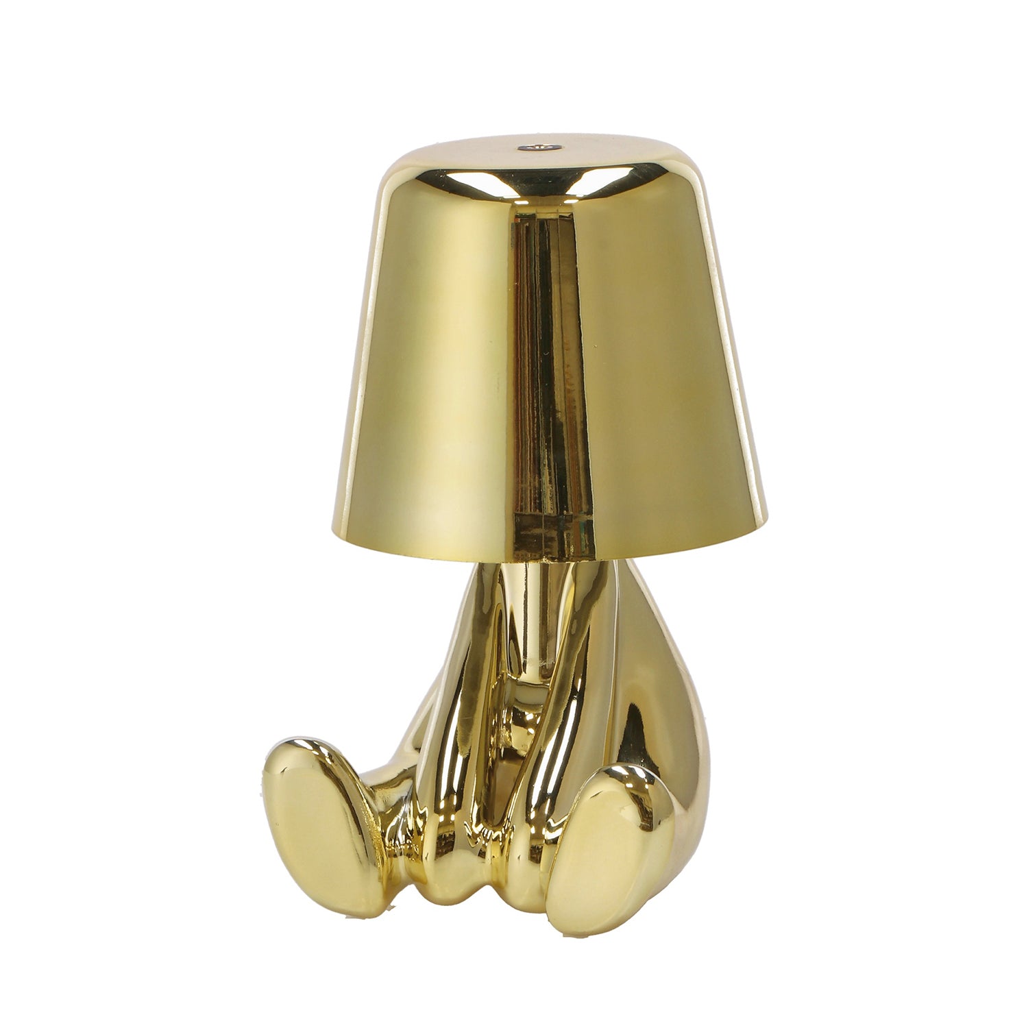 AD TREND - Lampada da Tavolo Touch Ricaricabile Eliad - h16 cm diametro 12,5 cm