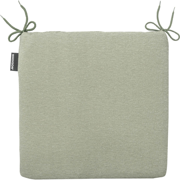 MADISON - Cuscino seduta Serie Panama Salvia - 40x40 cm spessore 5 cm