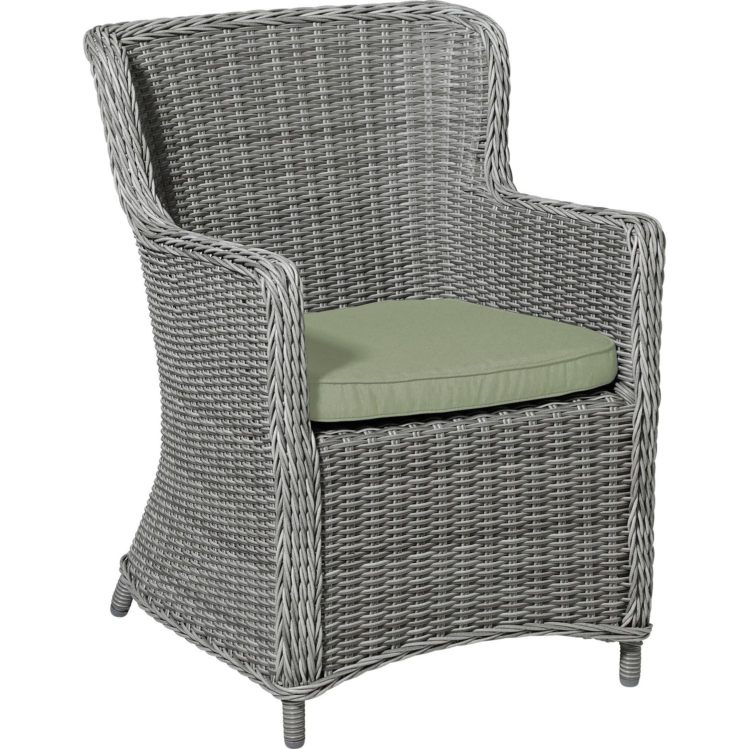 MADISON - Cuscino seduta Wicker Universale Serie Panama Salvia 48x48 cm