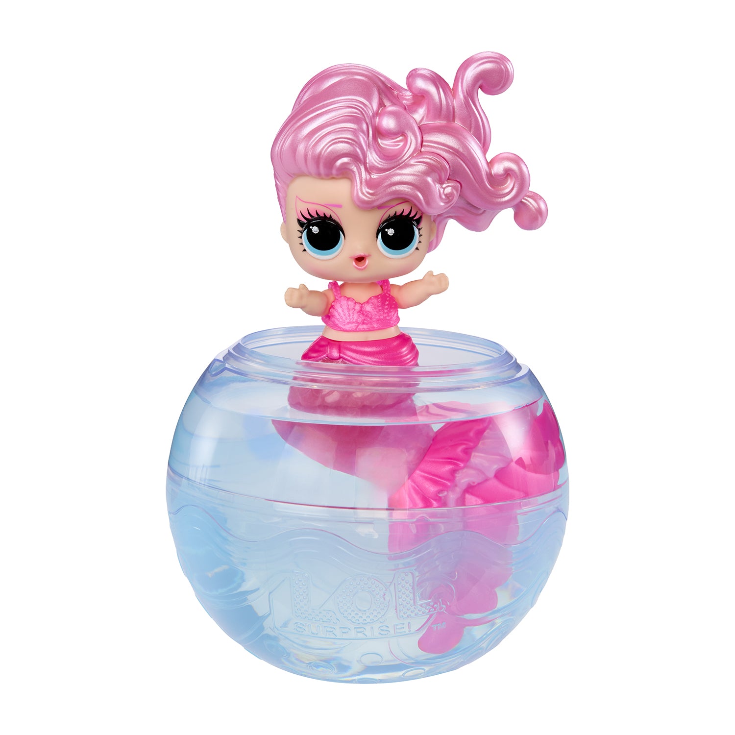 MGA ENTERTAINMENT - LOL Surprise Mermaids! Makeover Magic Tots - Bambola Sirena Sorpresa con Lucidalabbra DIY e Accessori
