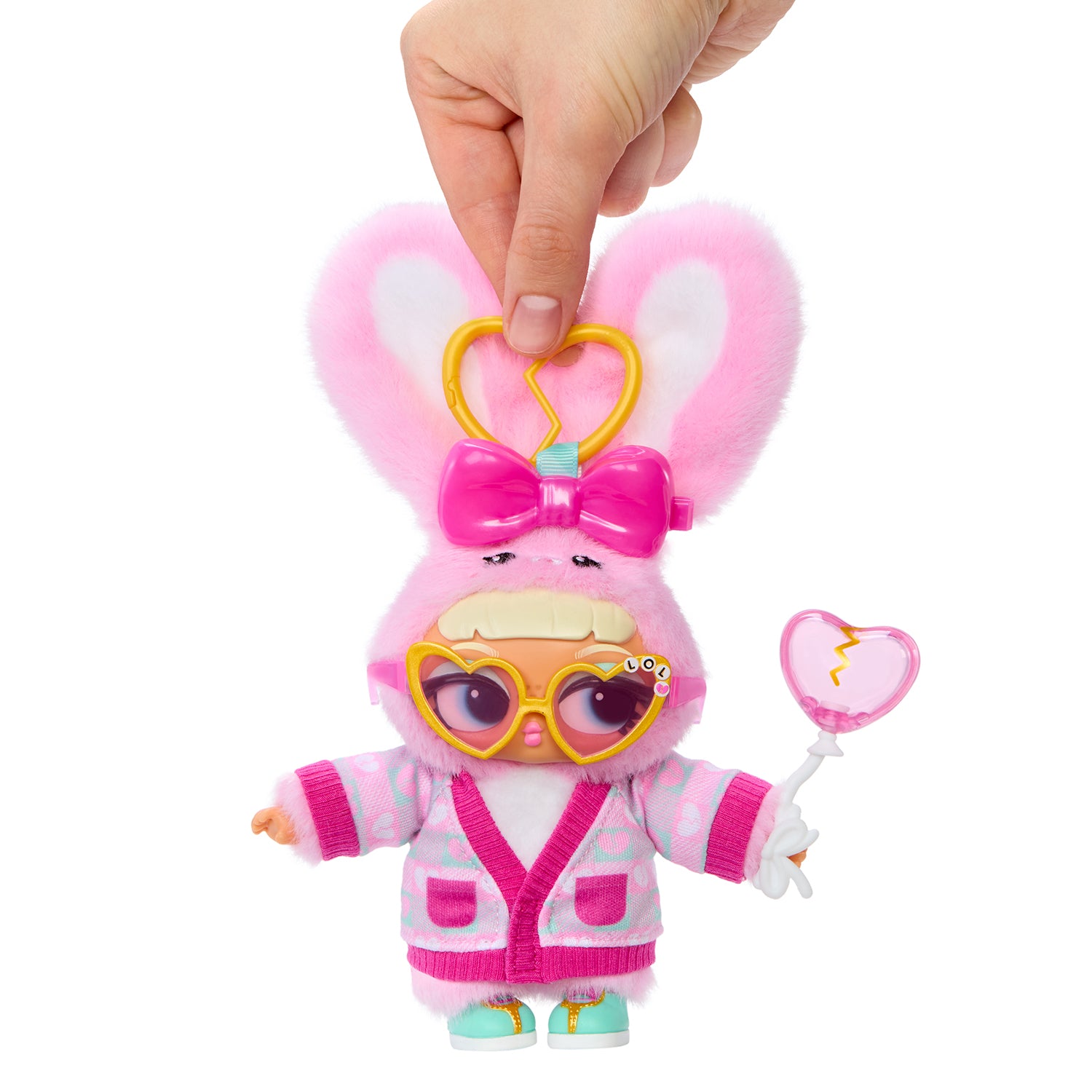 MGA ENTERTAINMENT - LOL Surprise Plush Surprise Personaggio Peluche con 7 Sorprese e Accessori 3+ Anni