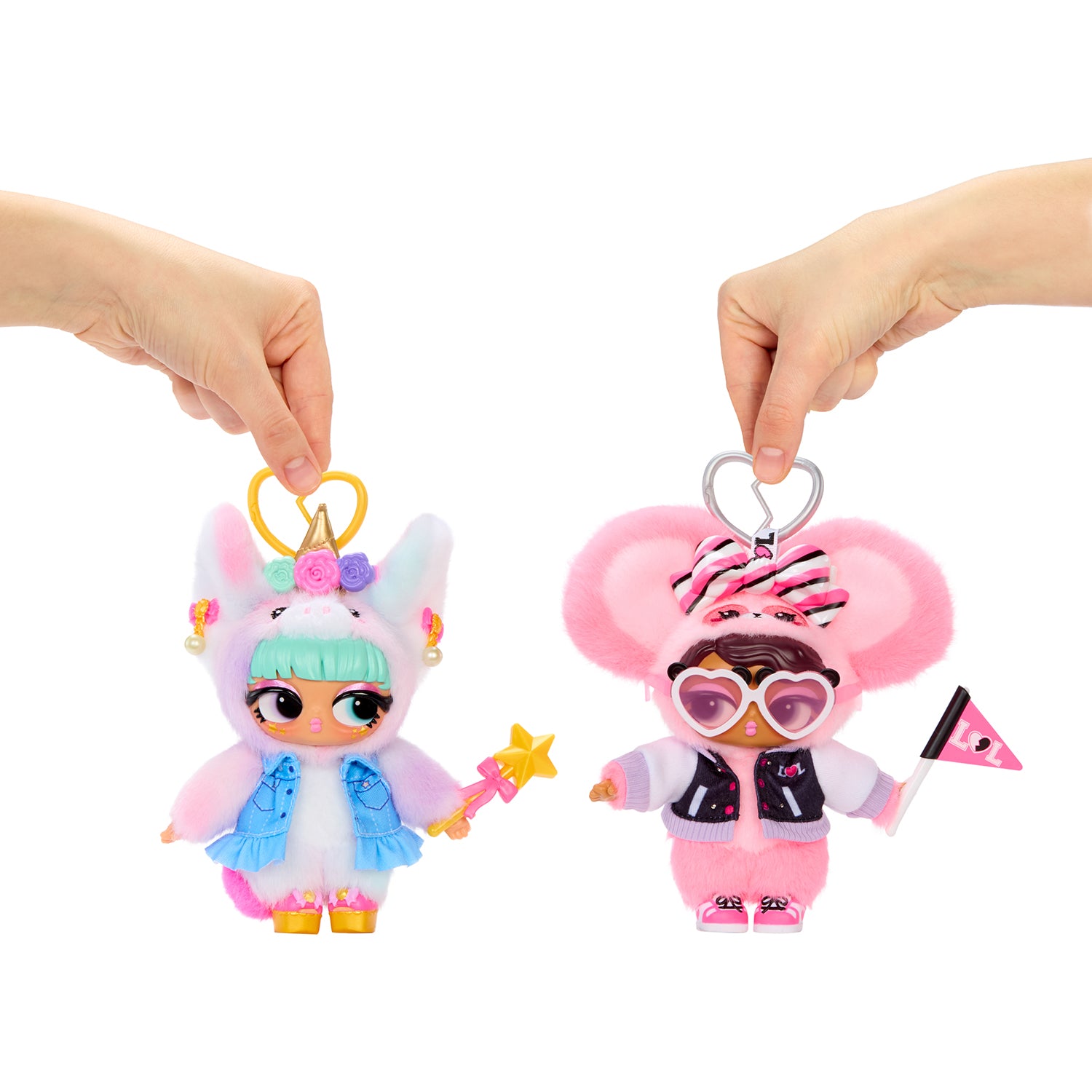 MGA ENTERTAINMENT - LOL Surprise Plush Surprise Personaggio Peluche con 7 Sorprese e Accessori 3+ Anni