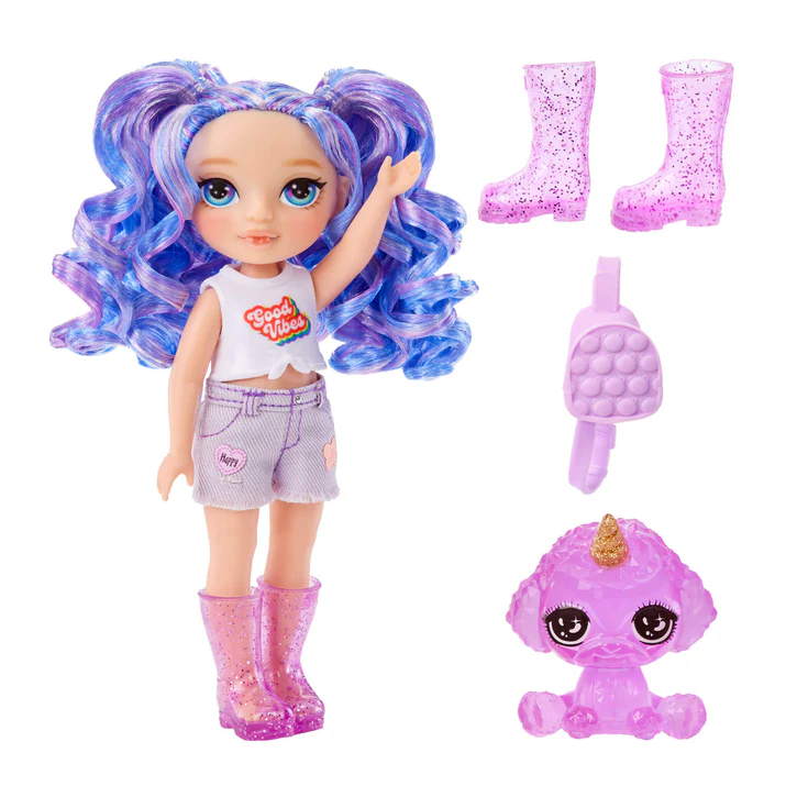 MGA ENTERTAINMENT - Rainbow High Littles Fashion Doll con Accessori e Amici Magici