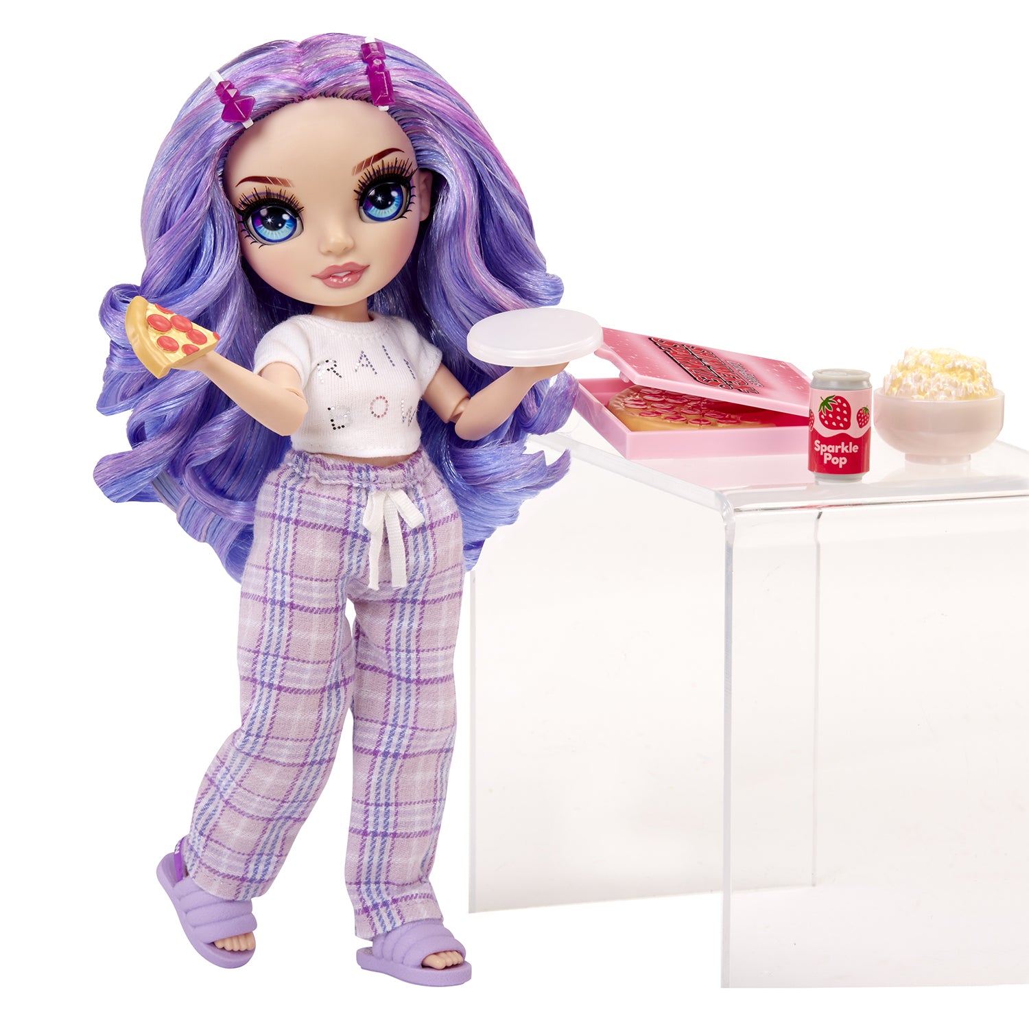 MGA ENTERTAINMENT - Rainbow High Junior High PJ Party Bambola Fashion con Pigiama e Accessori 4+ Anni