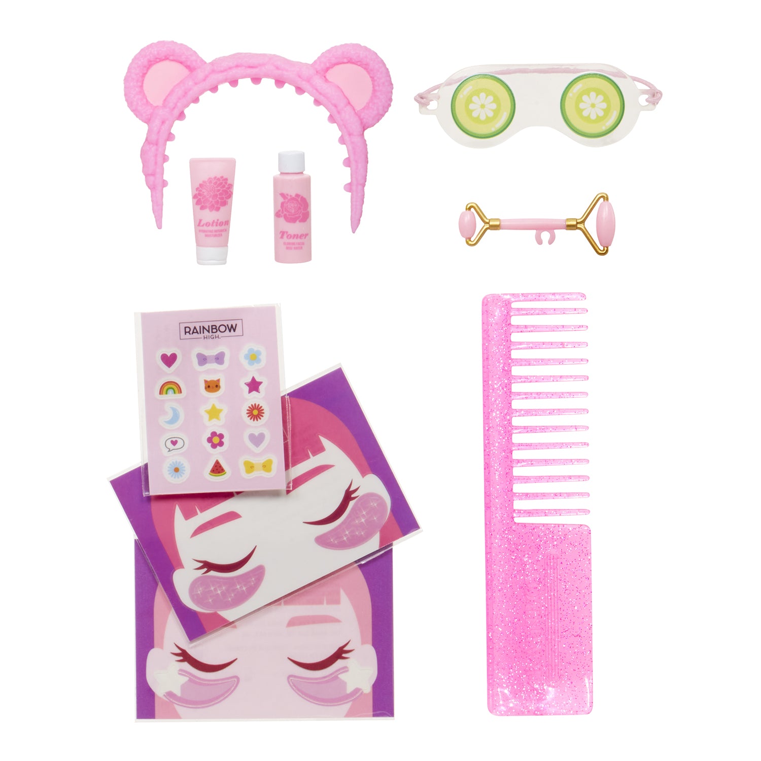 MGA ENTERTAINMENT - Rainbow High Junior High PJ Party Bambola Fashion con Pigiama e Accessori 4+ Anni