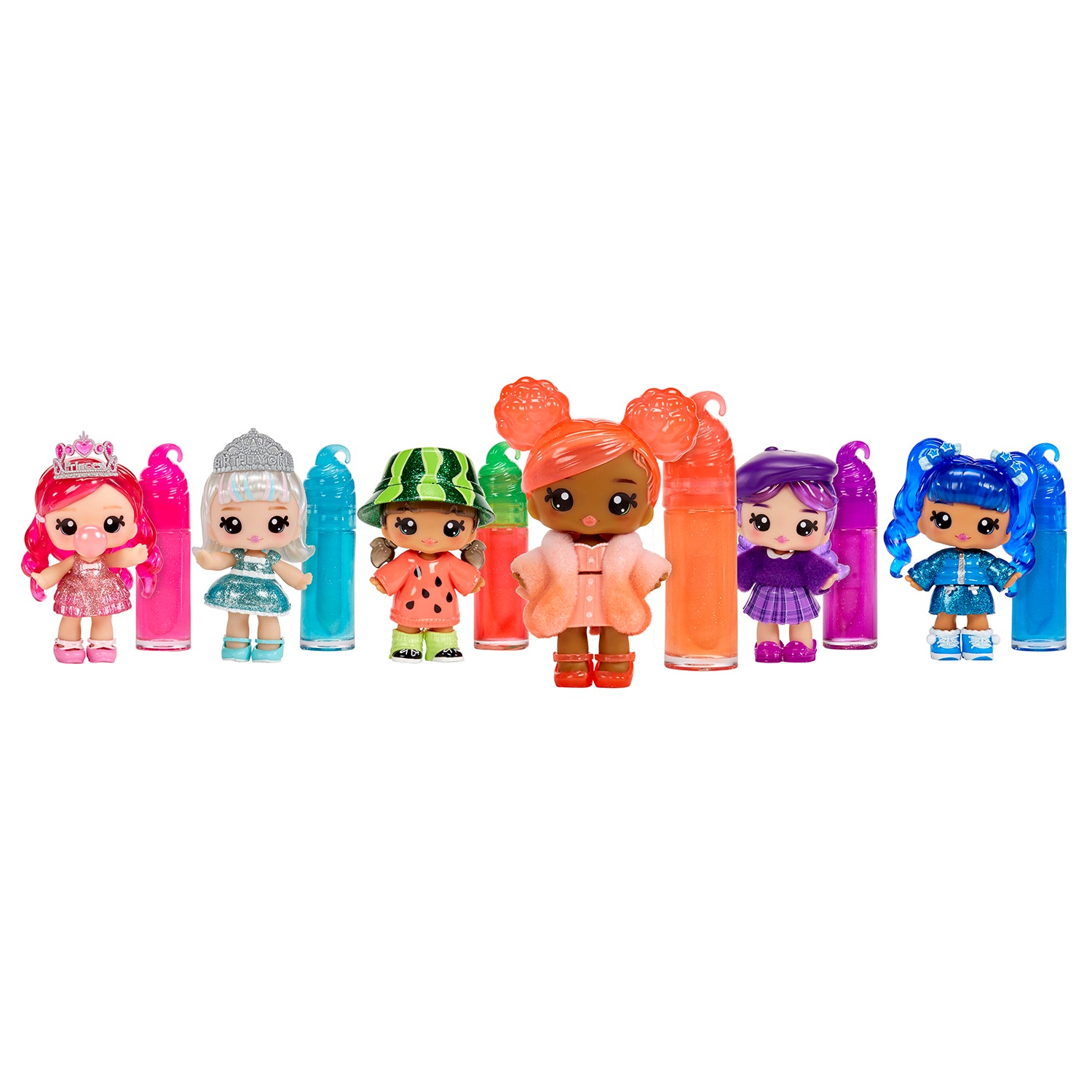 MGA ENTERTAINMENT - Yummiland Lip Gloss Doll con Kit Crea Lucidalabbra 4+ Anni