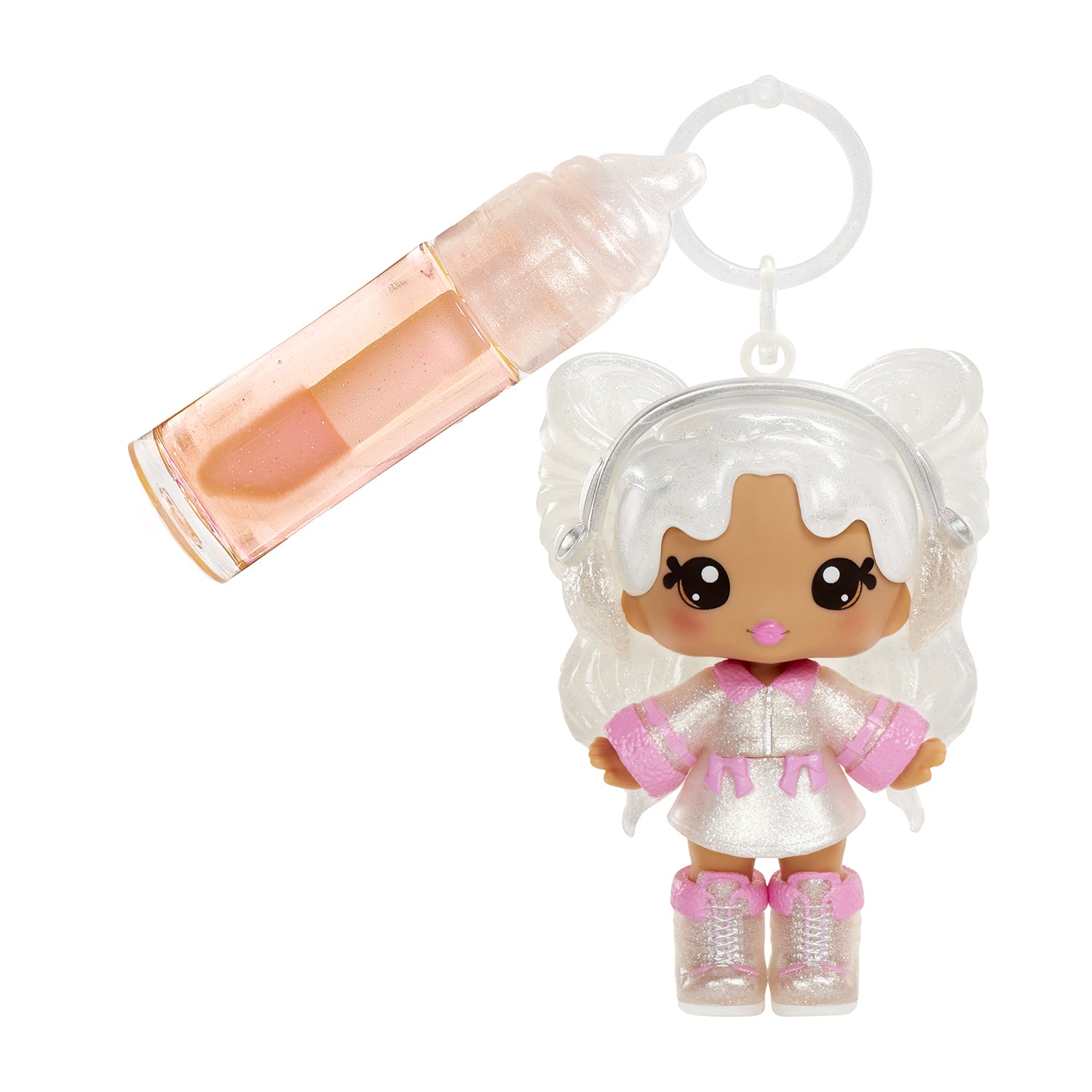 MGA ENTERTAINMENT - Yummiland Lip Gloss Doll Mystery Serie 2 con Sorpresa e Kit Crea Lucidalabbra 4+ Anni