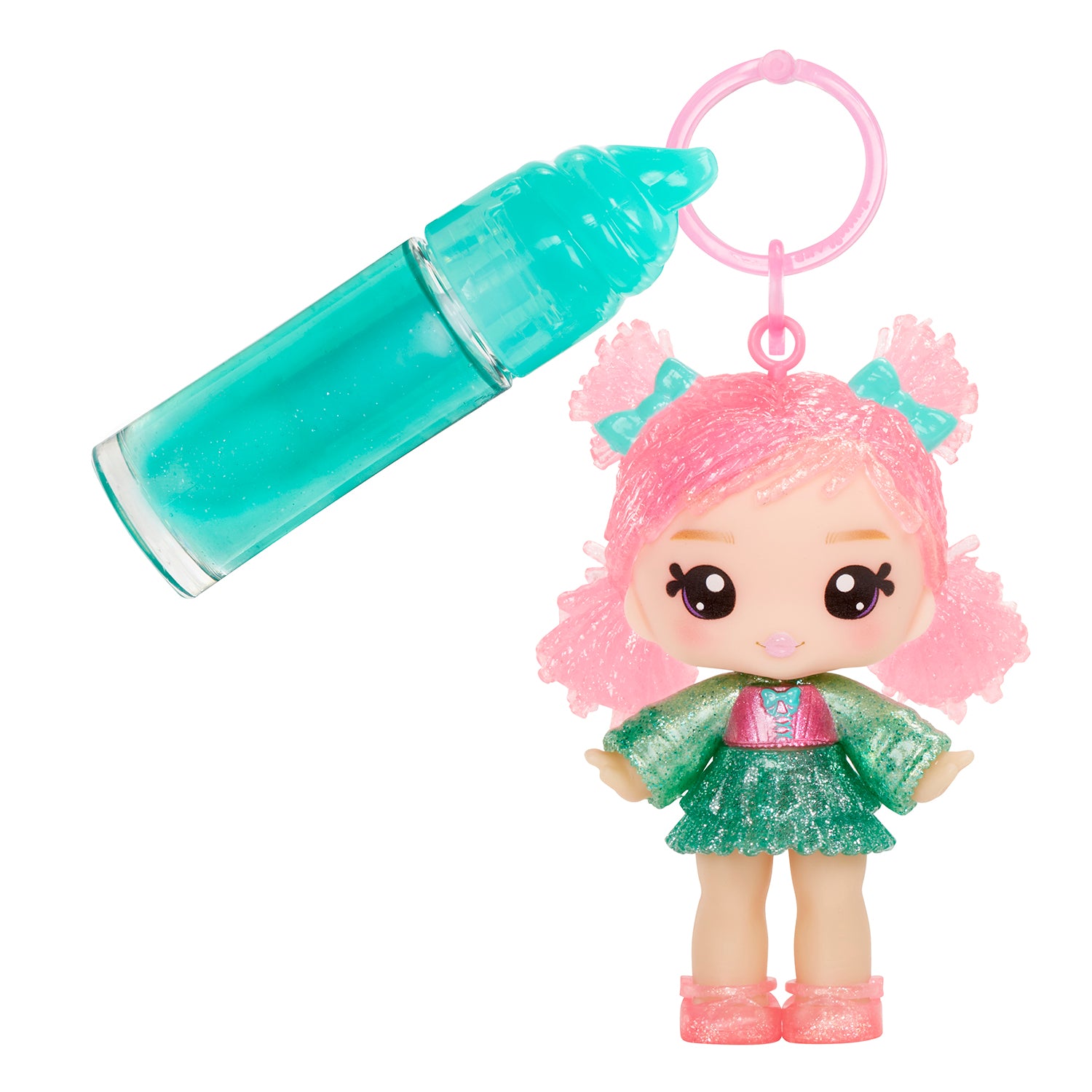 MGA ENTERTAINMENT - Yummiland Lip Gloss Doll Susie Sour Straw Serie 2 con Kit Crea Lucidalabbra 4+ Anni