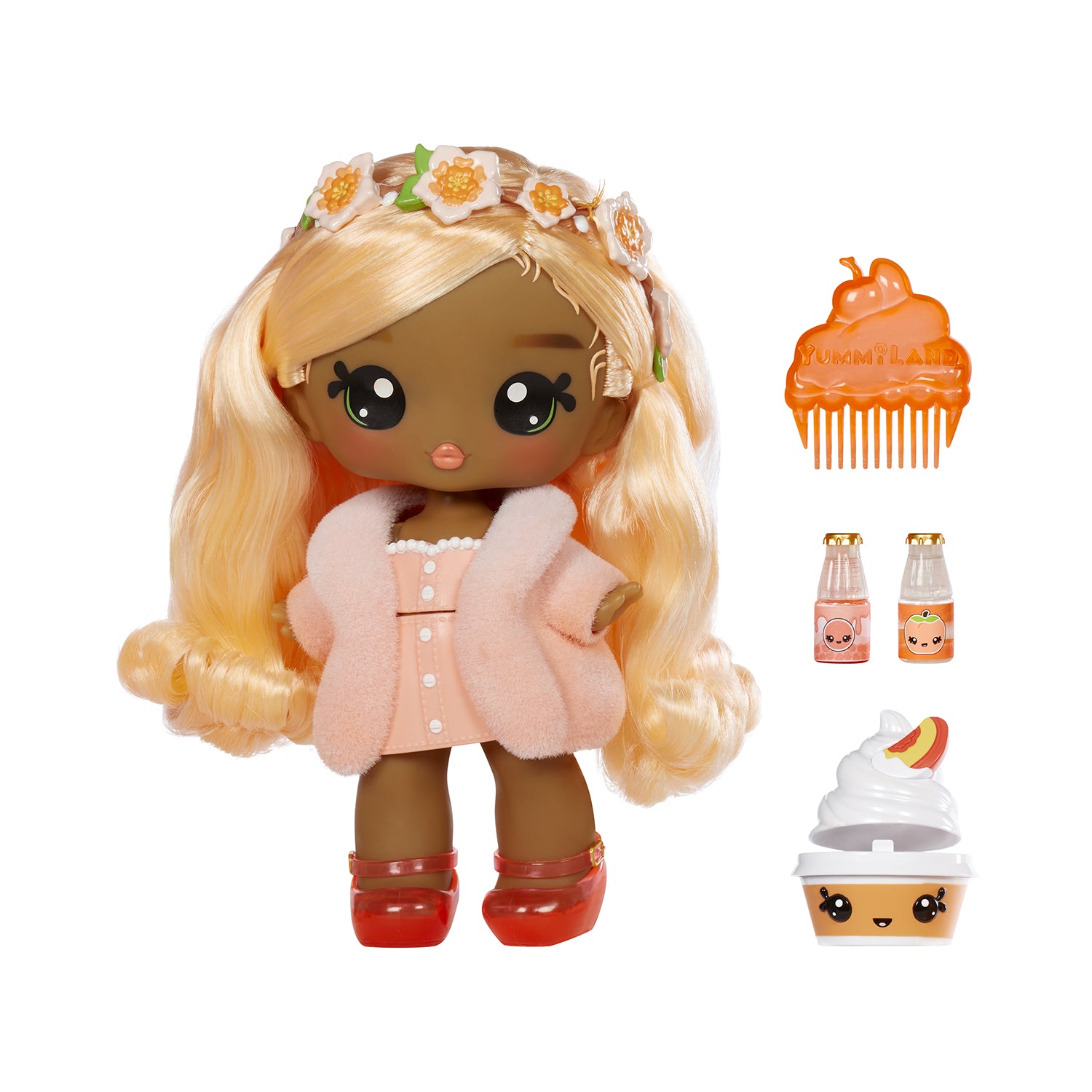 MGA ENTERTAINMENT - Yummiland Large Doll con Kit Crea Lucidalabbra 4+ Anni