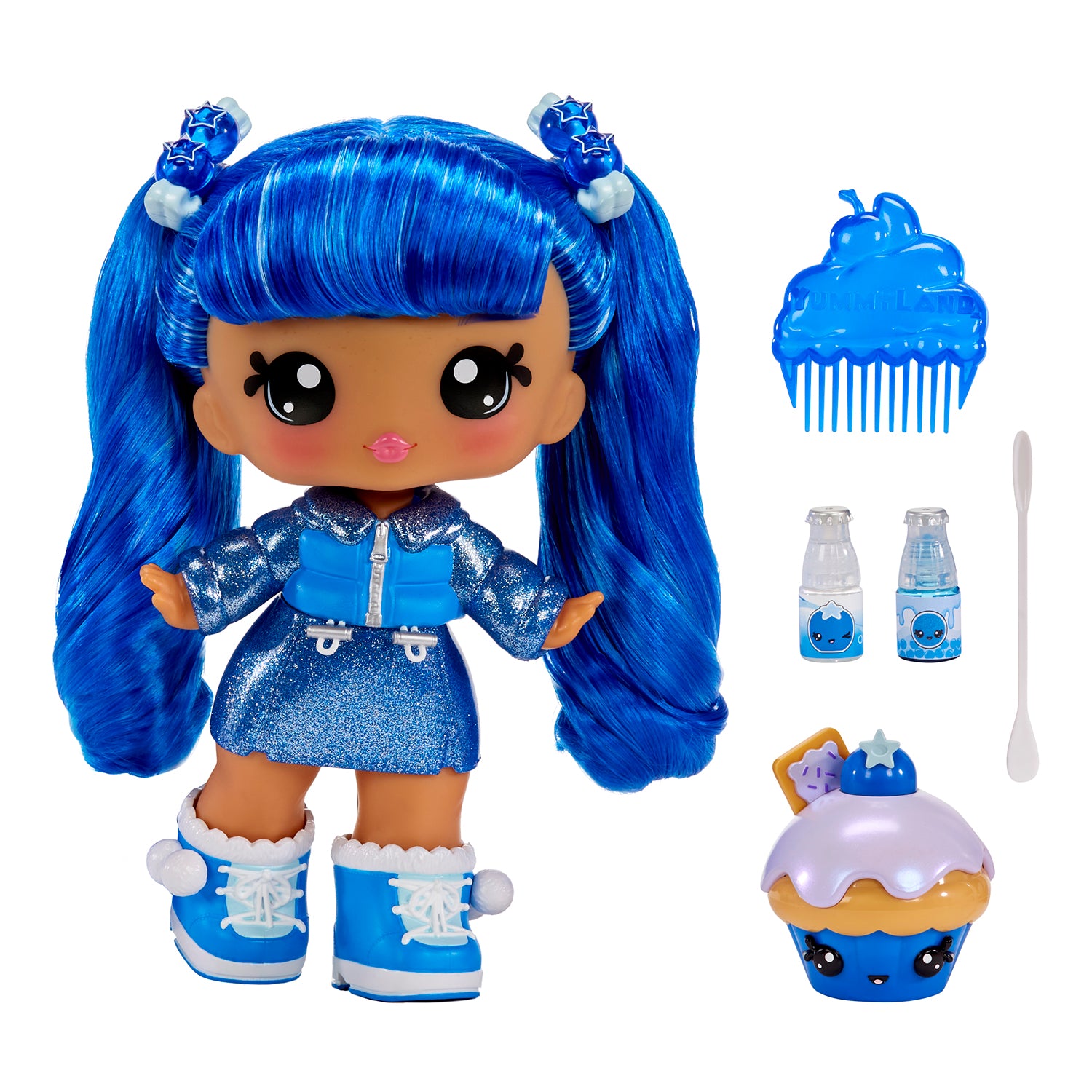 MGA ENTERTAINMENT - Yummiland Large Doll con Kit Crea Lucidalabbra 4+ Anni