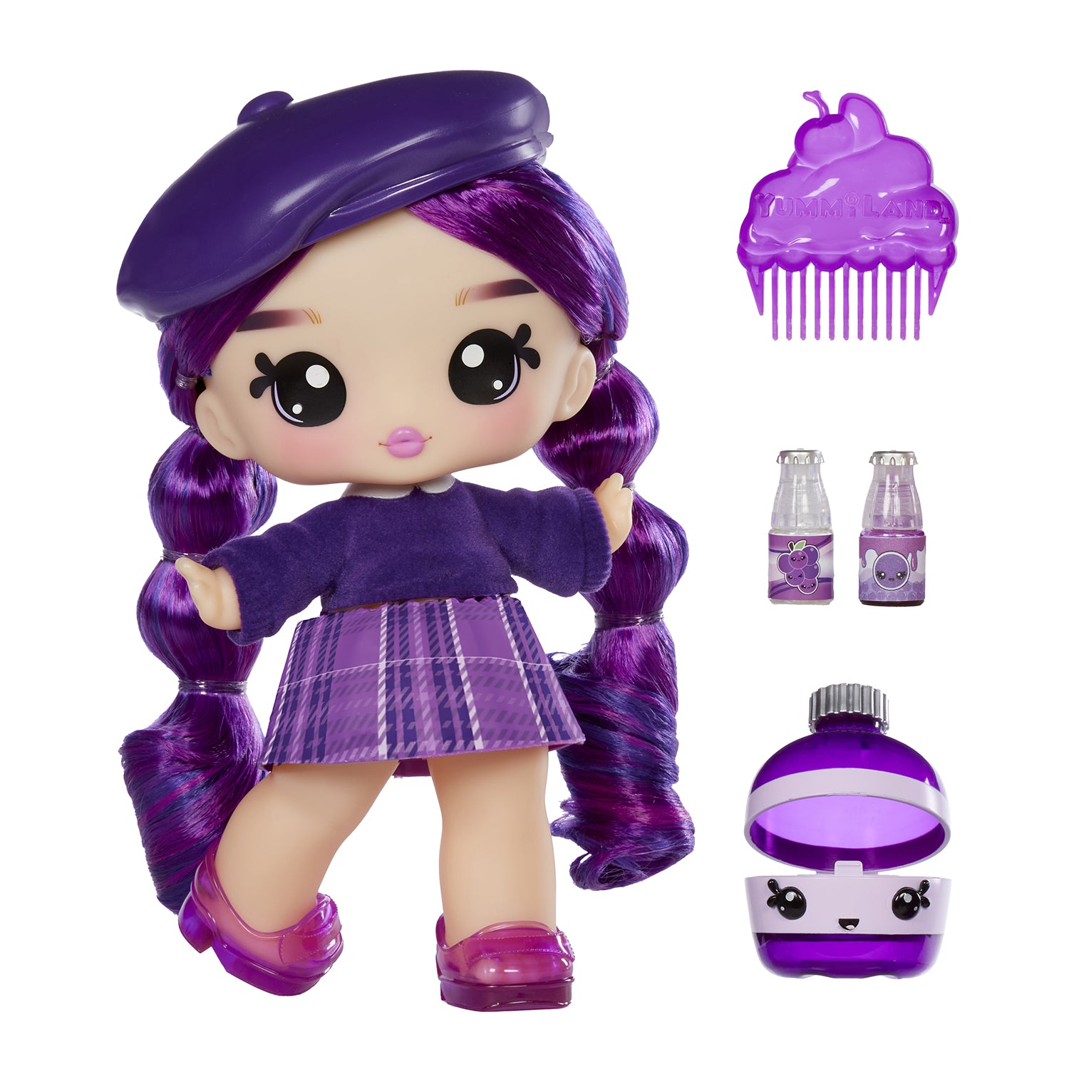 MGA ENTERTAINMENT - Yummiland Large Doll con Kit Crea Lucidalabbra 4+ Anni