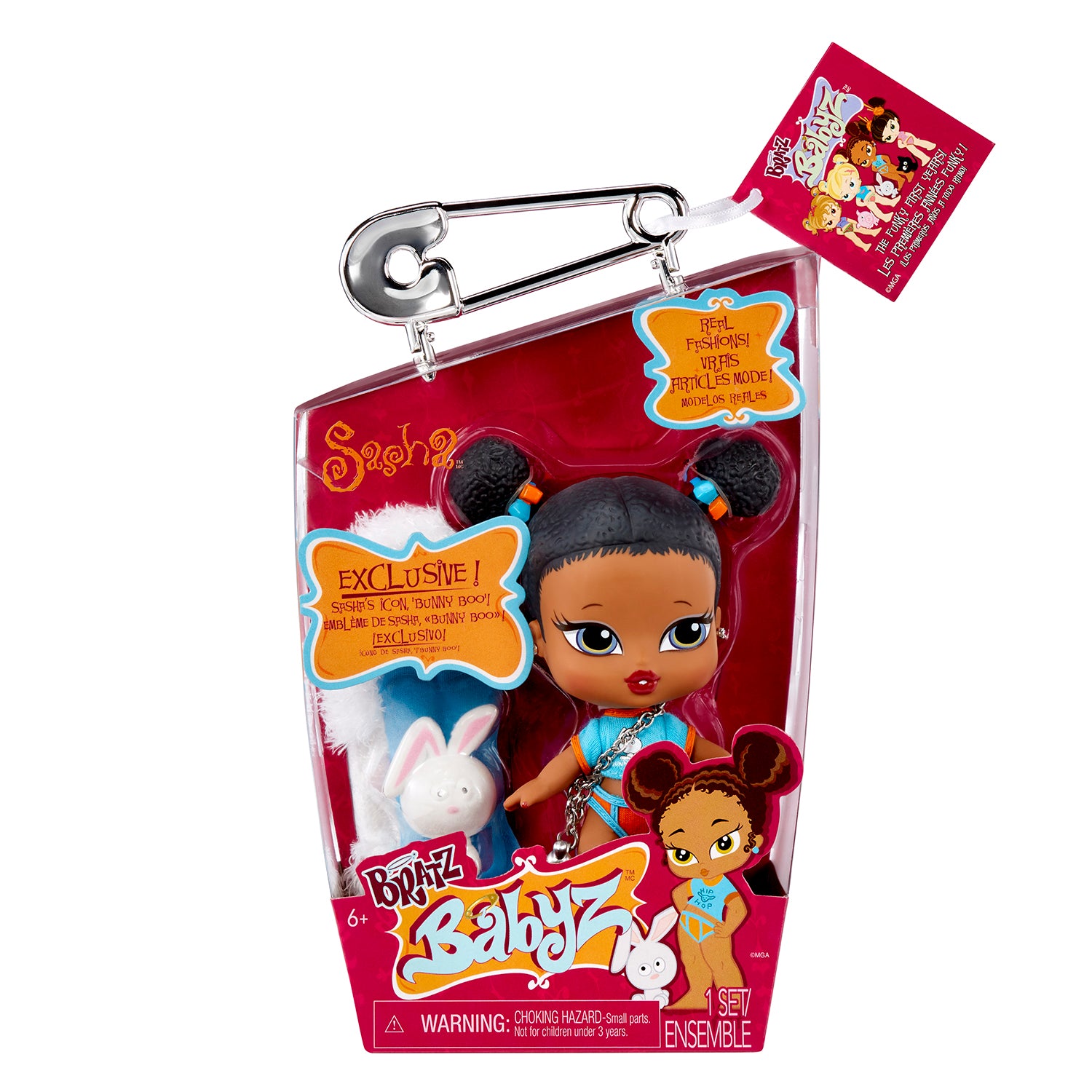 MGA ENTERTAINMENT - Bratz Babyz Sasha Bambola da Collezione con Accessori