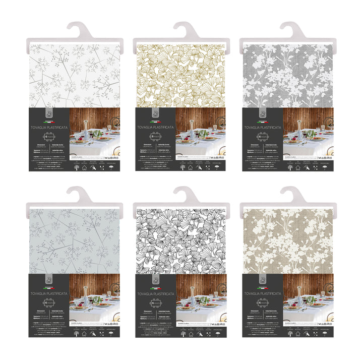 GUSTO CASA - Tovaglia antimacchia 6 posti 140x180 cm