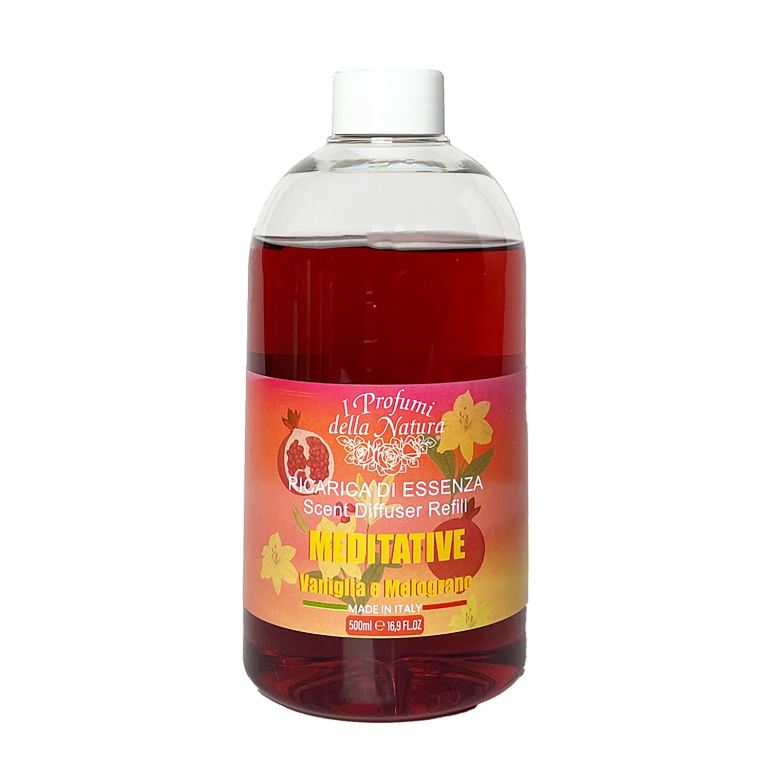 GECA - I Profumi della Natura Ricarica di Essenza Vaniglia e Melograno 500 ml