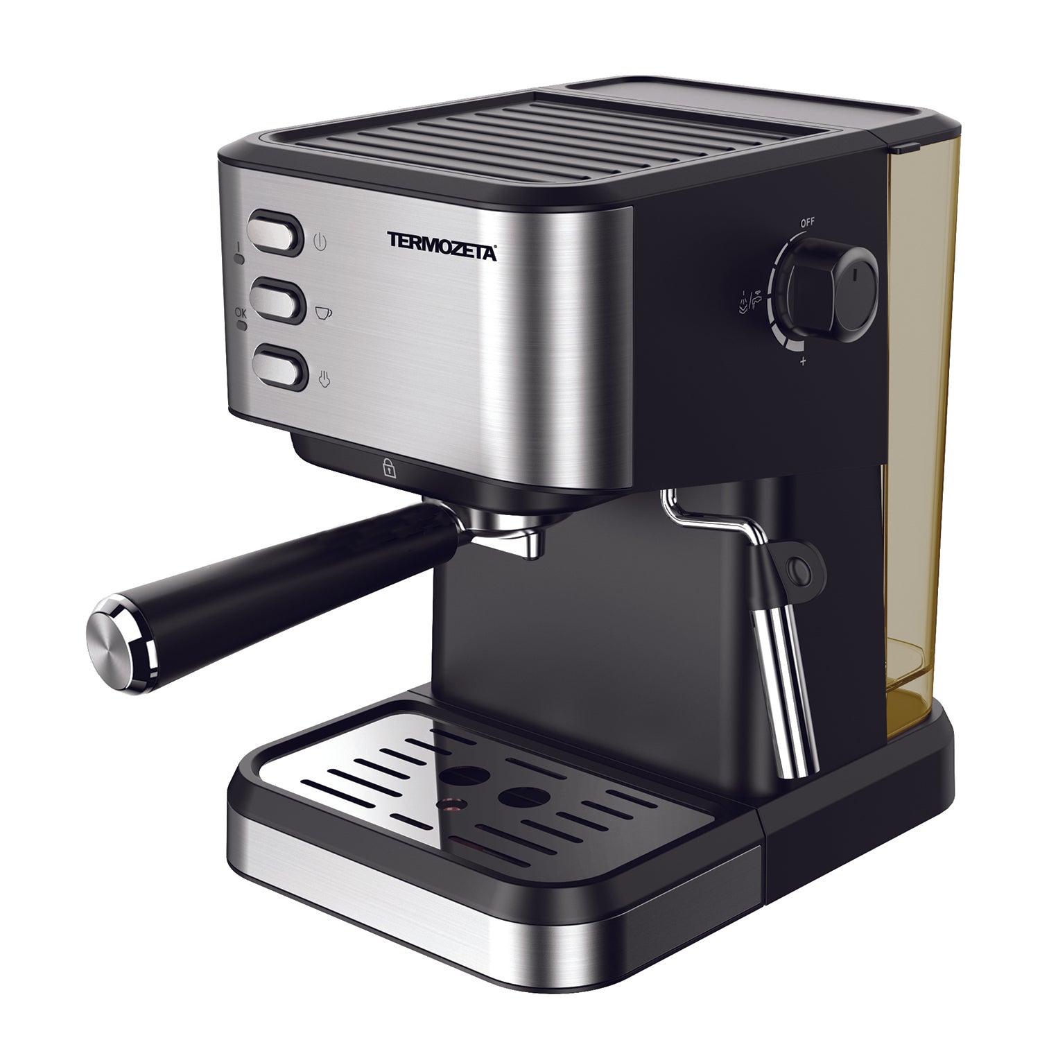 TERMOZETA - Macchina da Caffè TZ Espresso 4 in 1 - Compatibile con capsule Nescafé® Dolce Gusto®, Nespresso®, caffè macinato e caffè in cialde.
