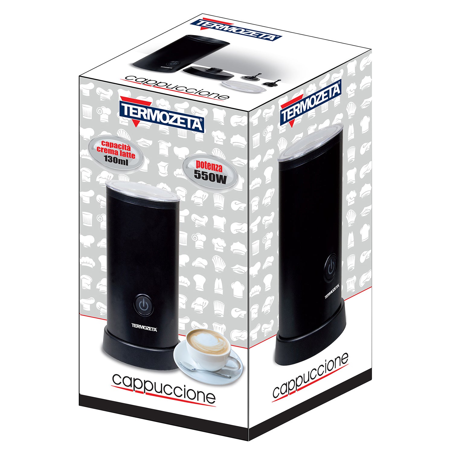 TERMOZETA - Cappuccinatore elettrico Cappuccione Cream 550 Watt