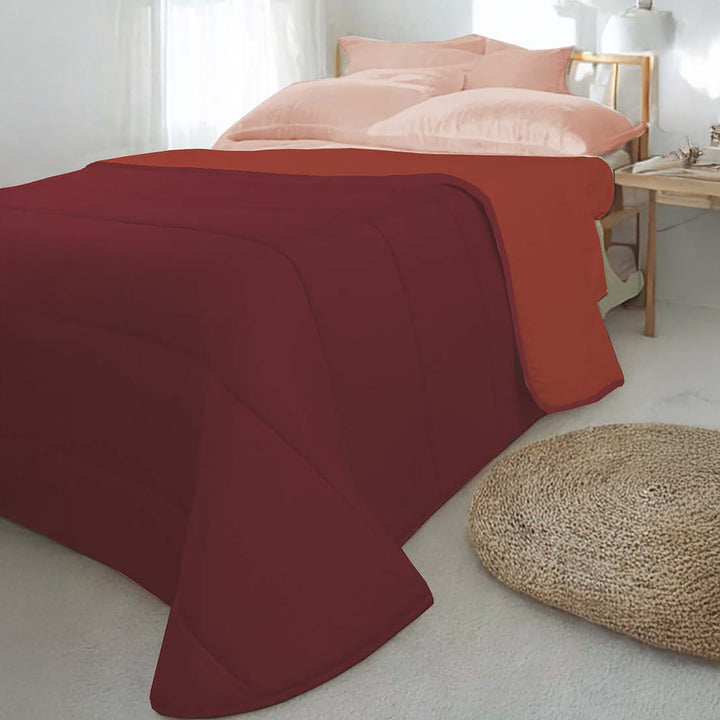 VESTIAMO CASA - Trapunta Letto Singolo Bicolor Style Cotto 150x240 cm