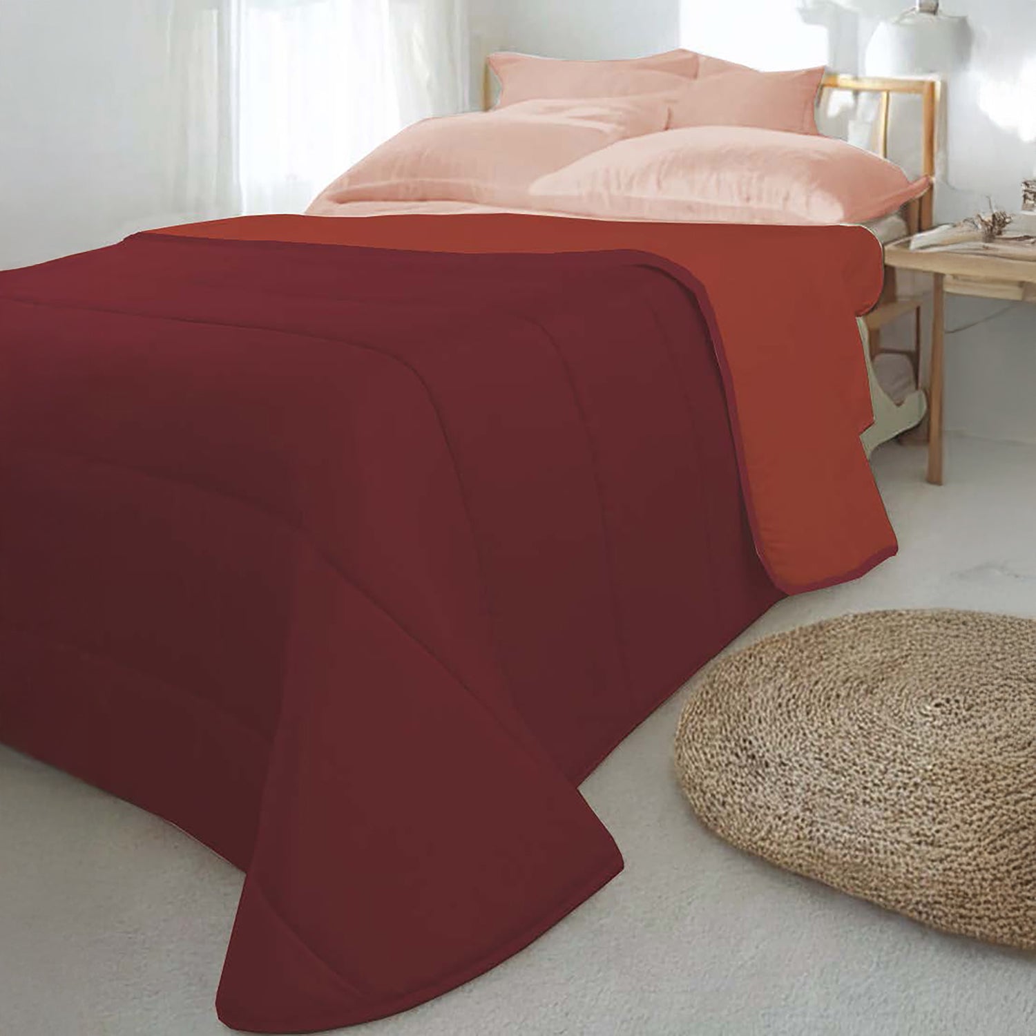 VESTIAMO CASA - Trapunta 1 piazza e mezza Bicolor Style Cotto 200x240 cm