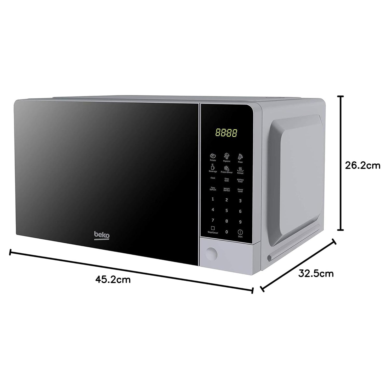 BEKO - Forno Microonde Grigio 20 litri 700 Watt