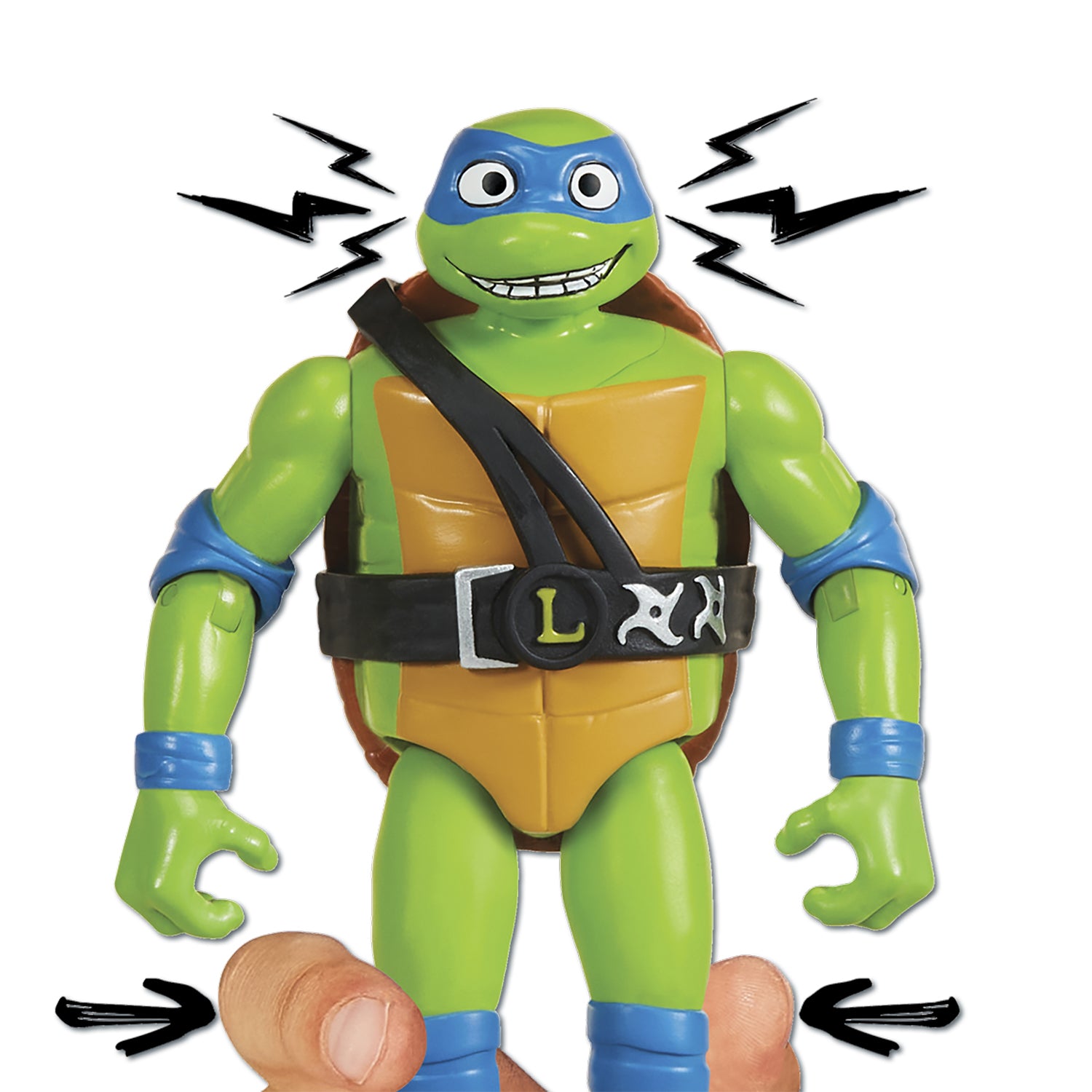 PLAYMATES TOYS - Tartarughe Ninja Shell Spin Action Figure 12 cm Assortita