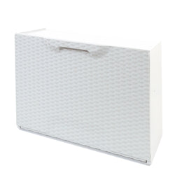 ARTPLAST - Scarpiera Bianca Linea Rattan - h40x51x17 cm