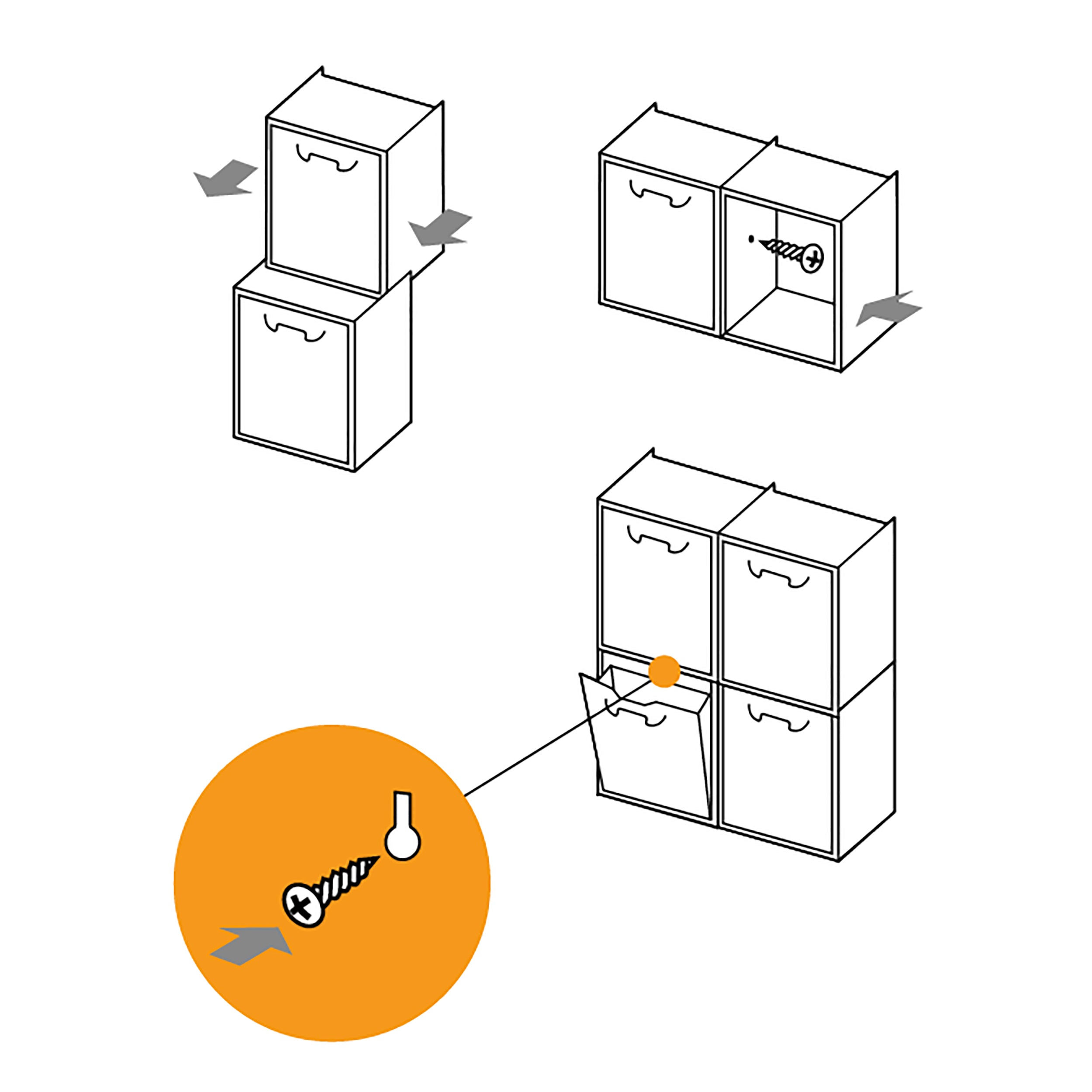 ARTPLAST - Scarpiera Bianca Linea Rattan - h40x51x17 cm